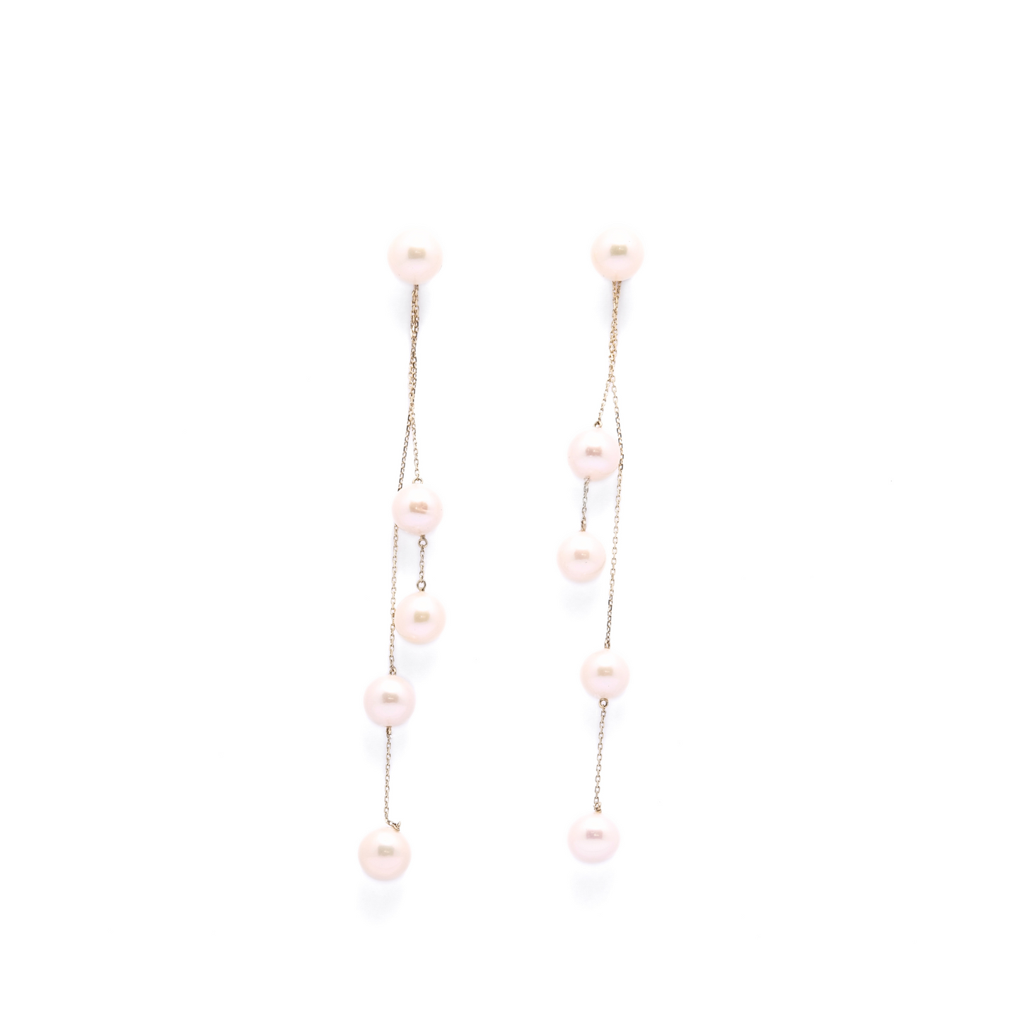 Multi-Pear Dangling Earrings