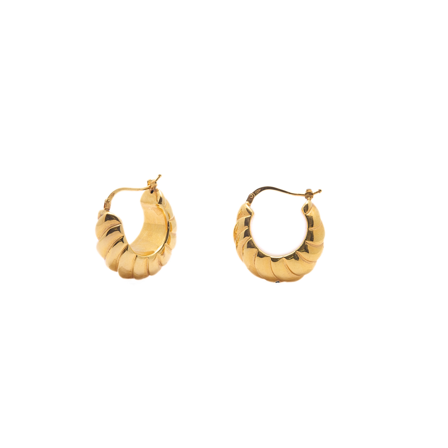 Spiral Chunky Hoops