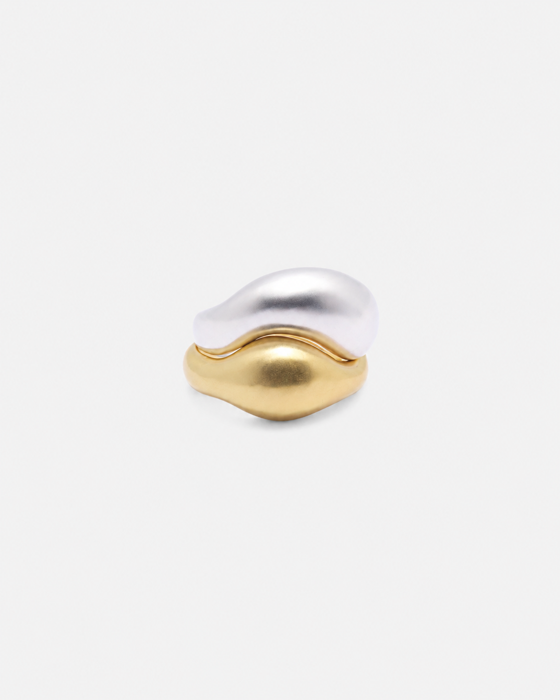 925 Simple Open Dome Ring
