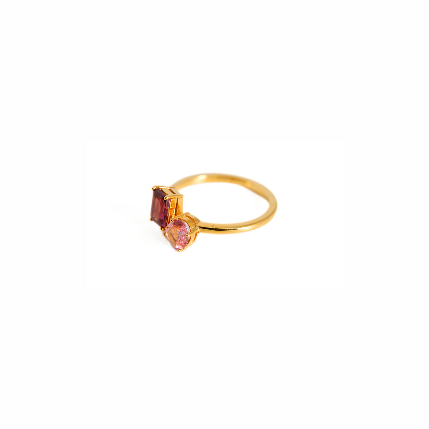 Toi Et Moi Personal Gemstone Ring - Yellow Gold