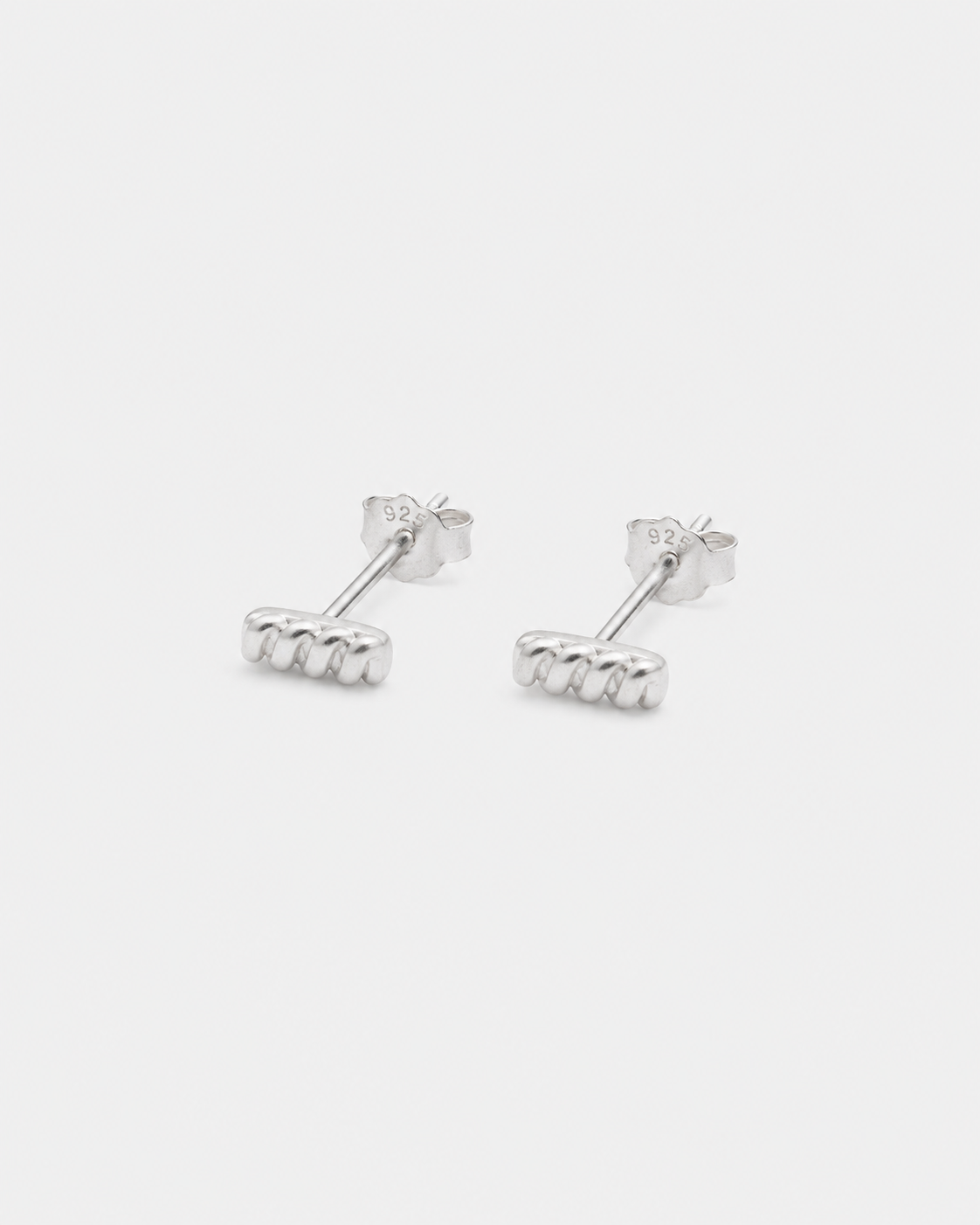 925 Baguette Studs