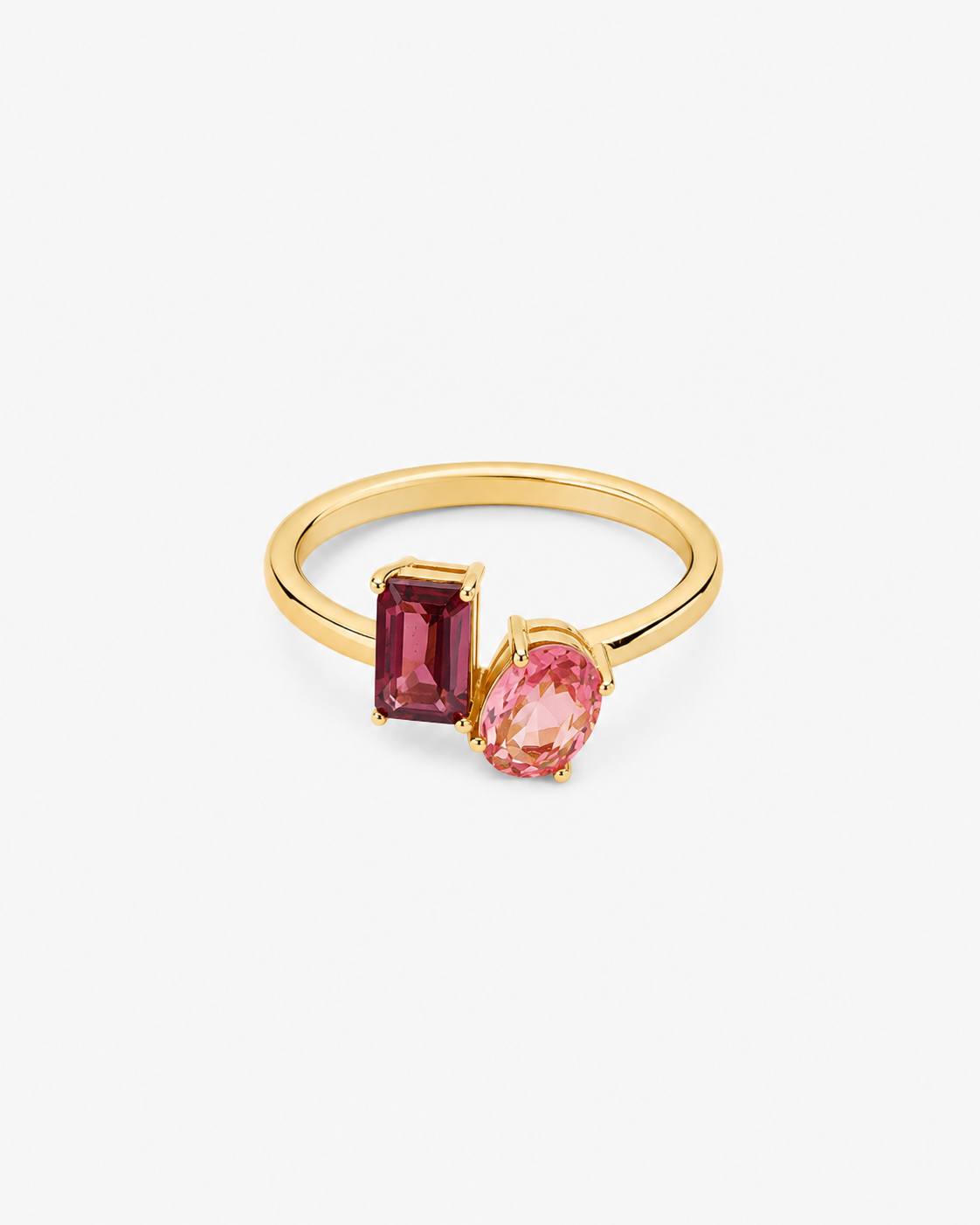 Toi Et Moi Personal Gemstone Ring - Yellow Gold