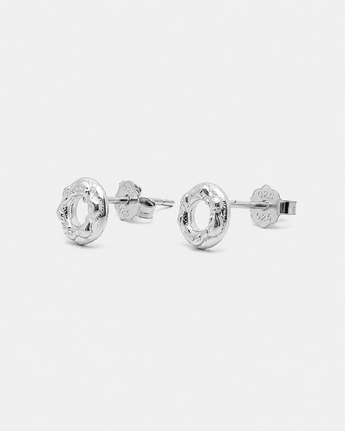 925 Donut Studs