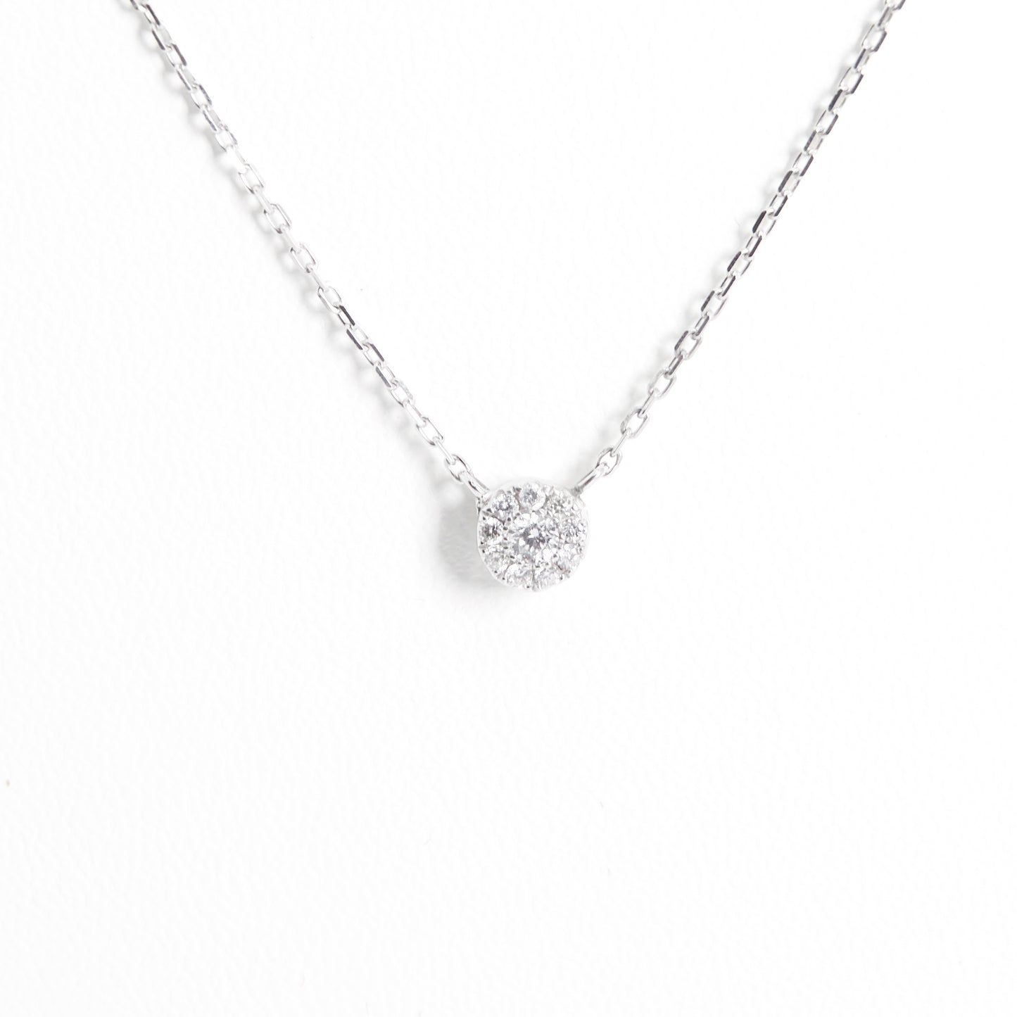 Petite Diamond Illusion Floating Necklace