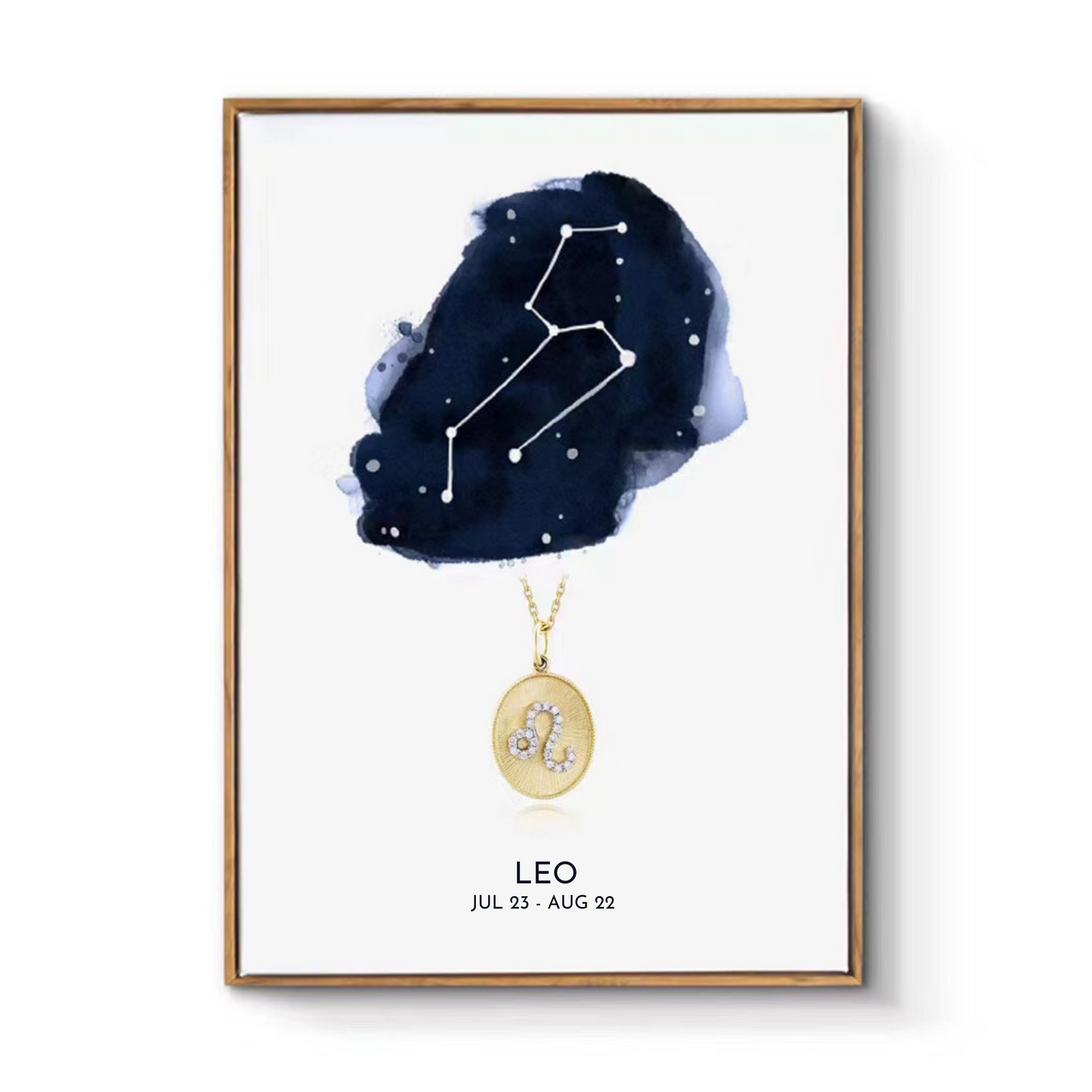 Diamond Zodiac Medallion