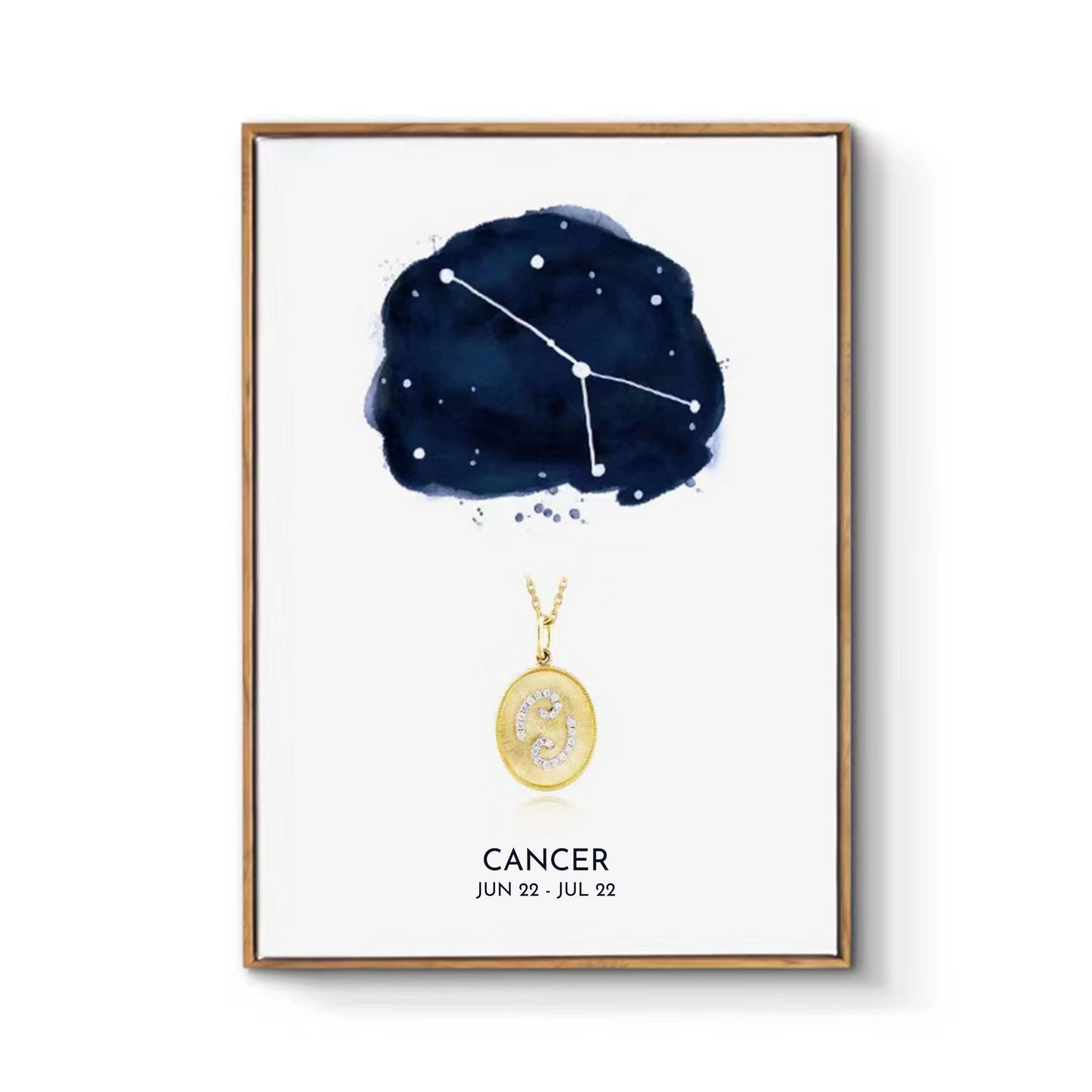 Diamond Zodiac Medallion