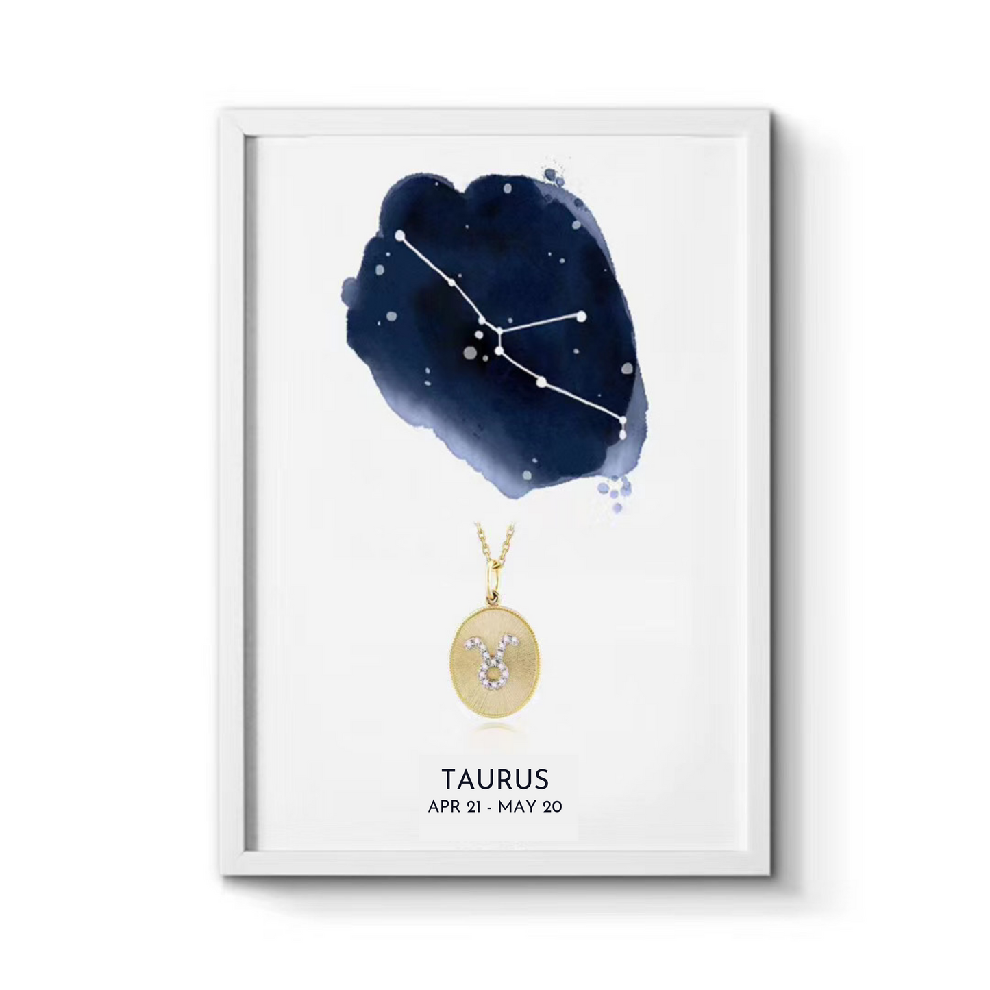 Diamond Zodiac Medallion