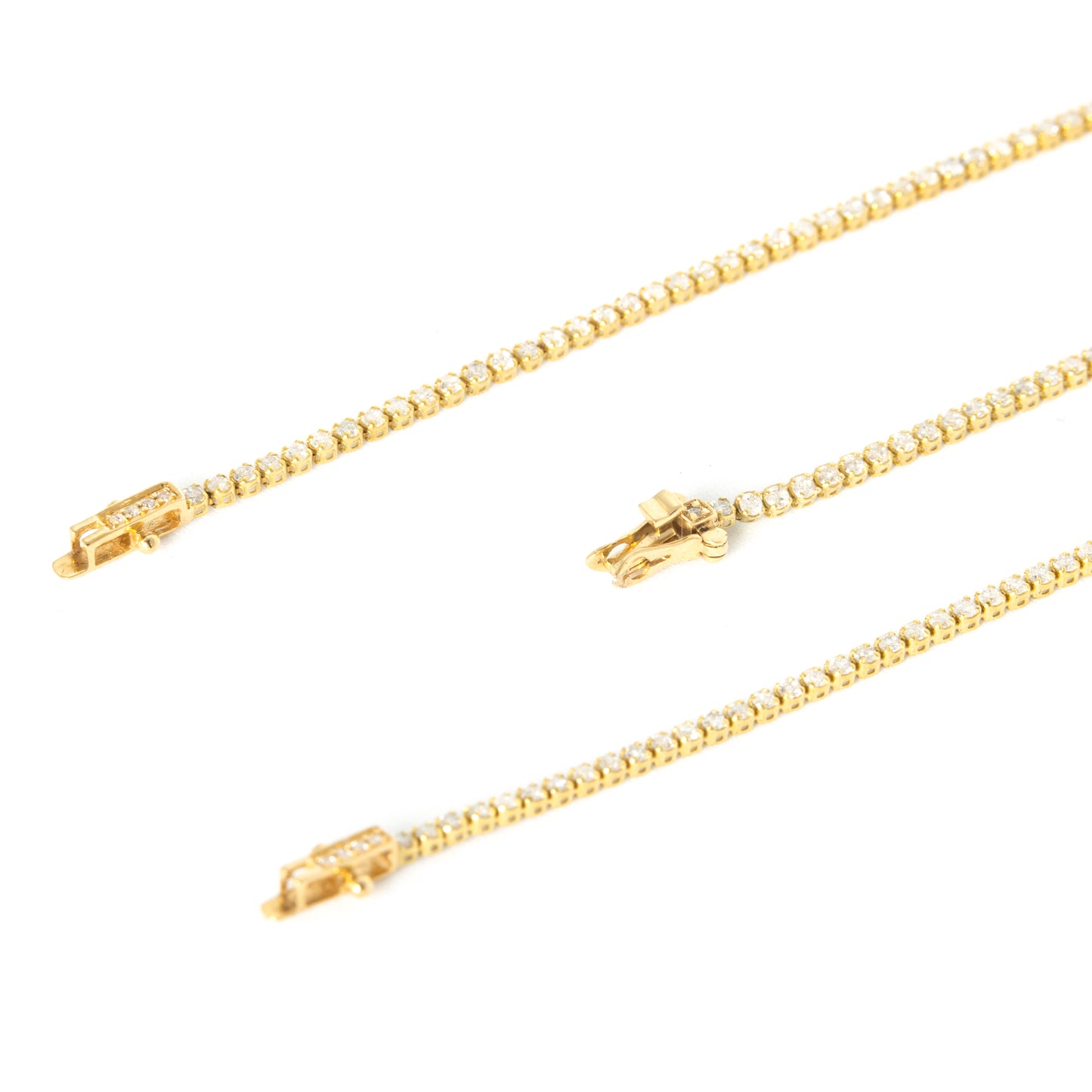 Four-Prong Diamond Tennis Bracelet