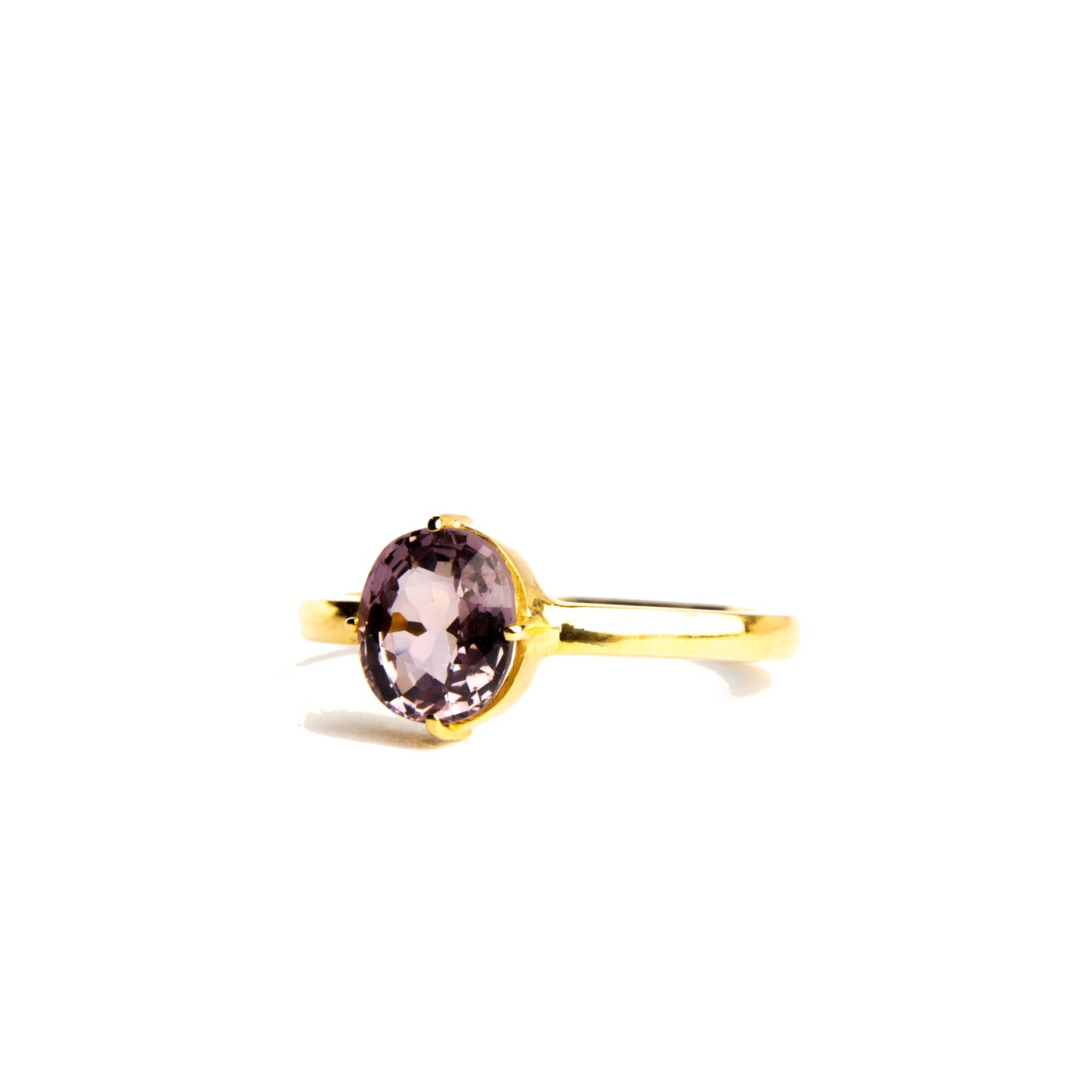 Nina Lilac Spinel Solitaire Ring
