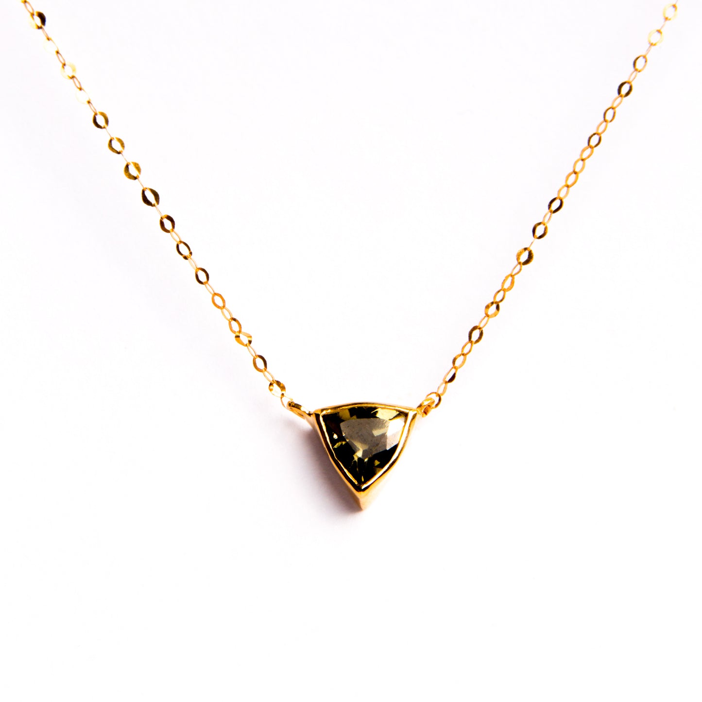 Gypsy Moss Green Tourmaline Necklace