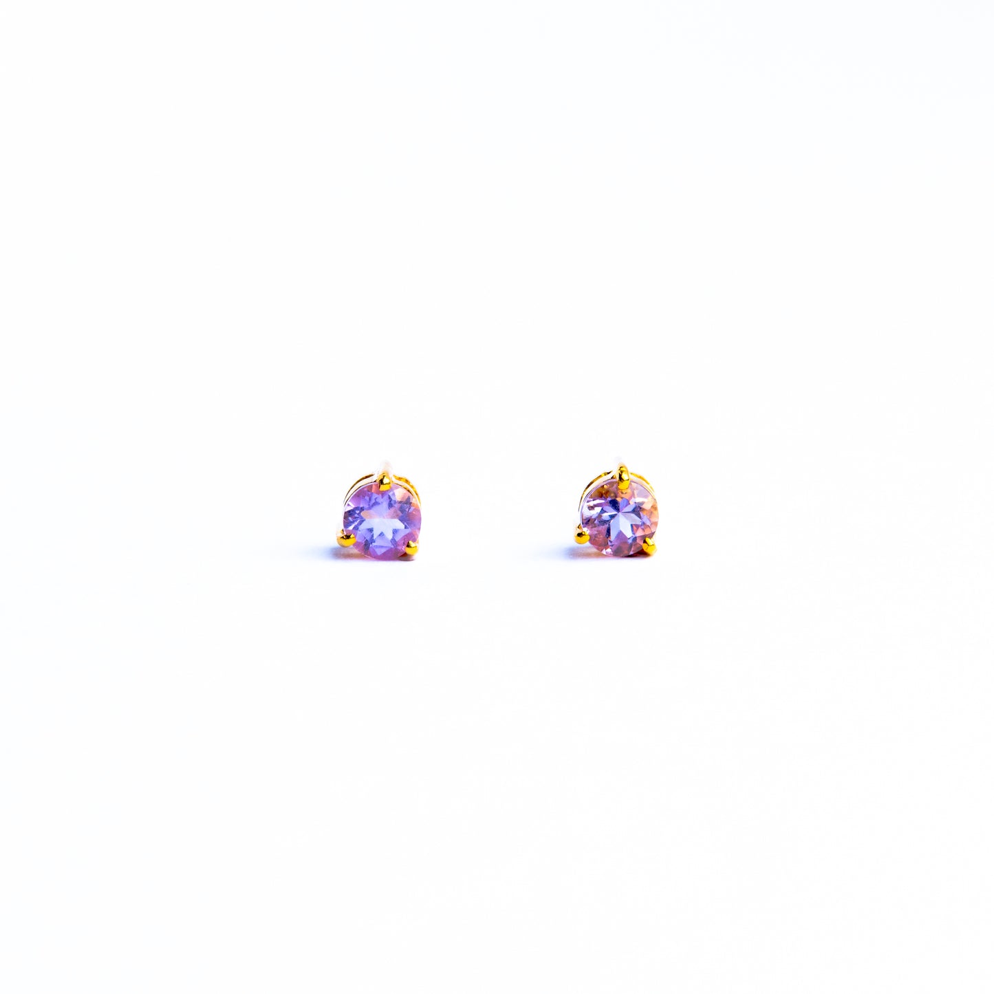 Cherry Amethyst Studs