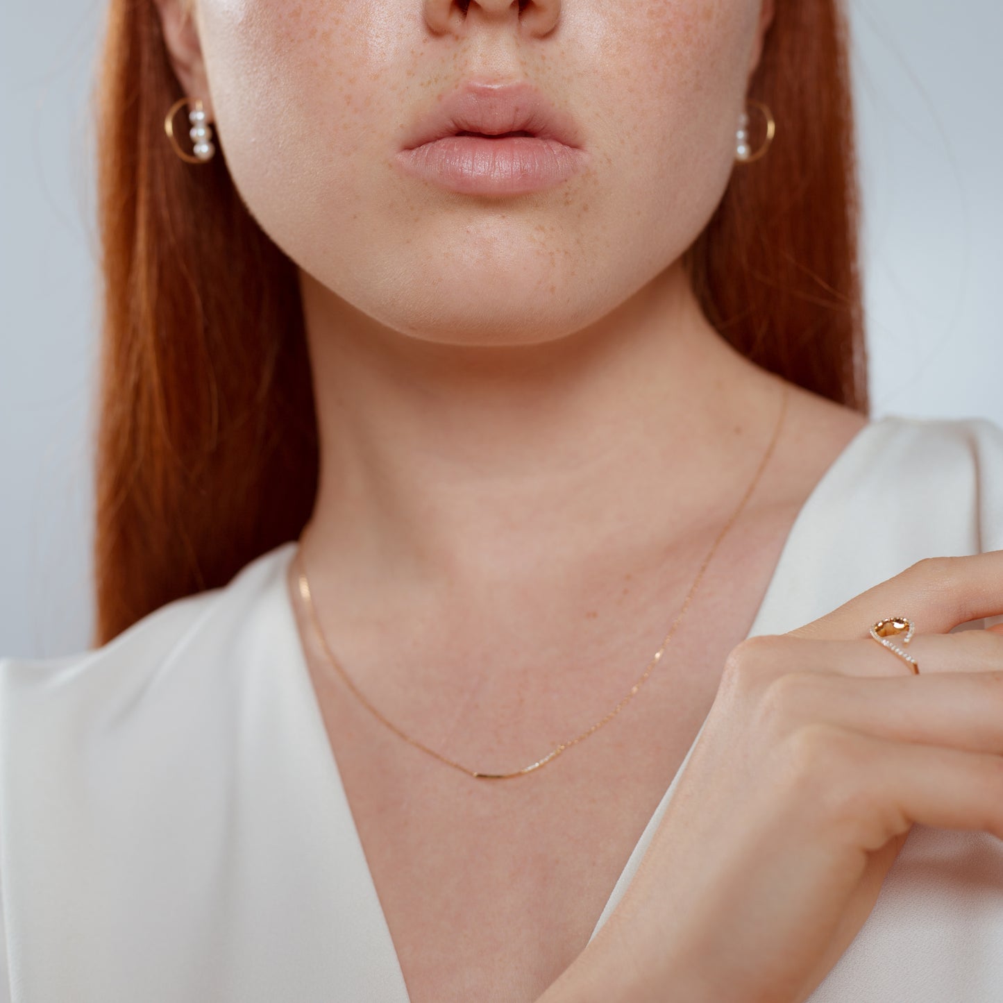 Leila Diamond Wave Ring