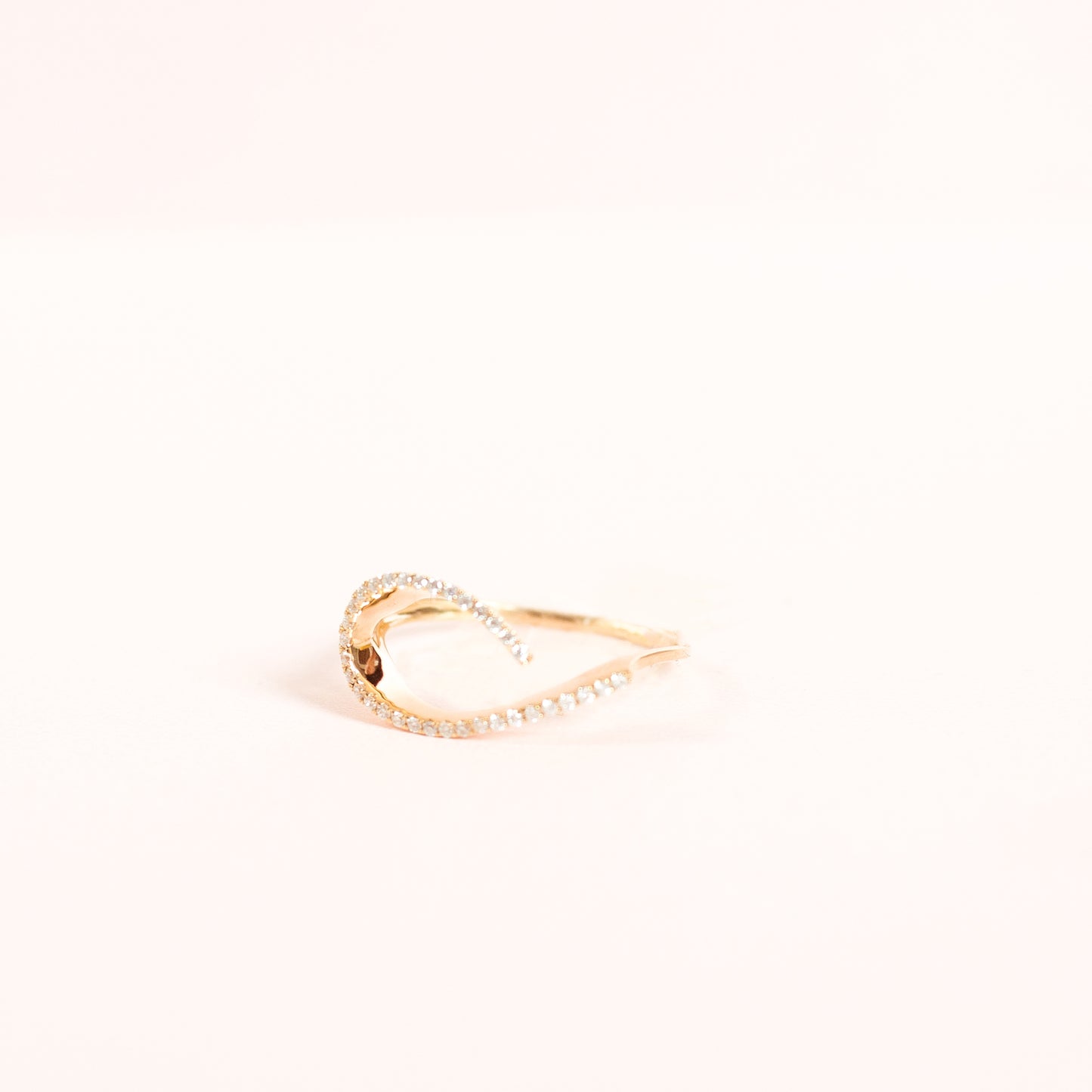 Leila Diamond Wave Ring