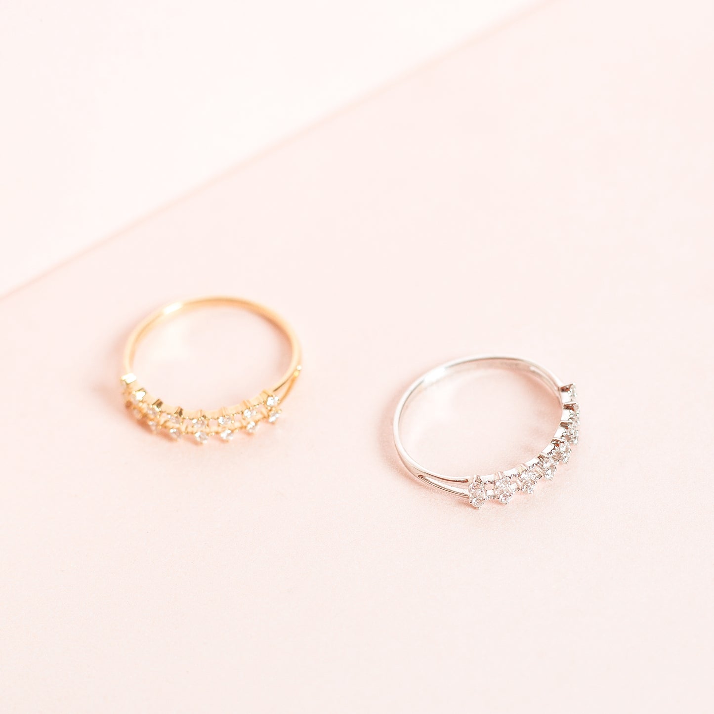 Fiona Single Prong Diamond Ring - White Gold