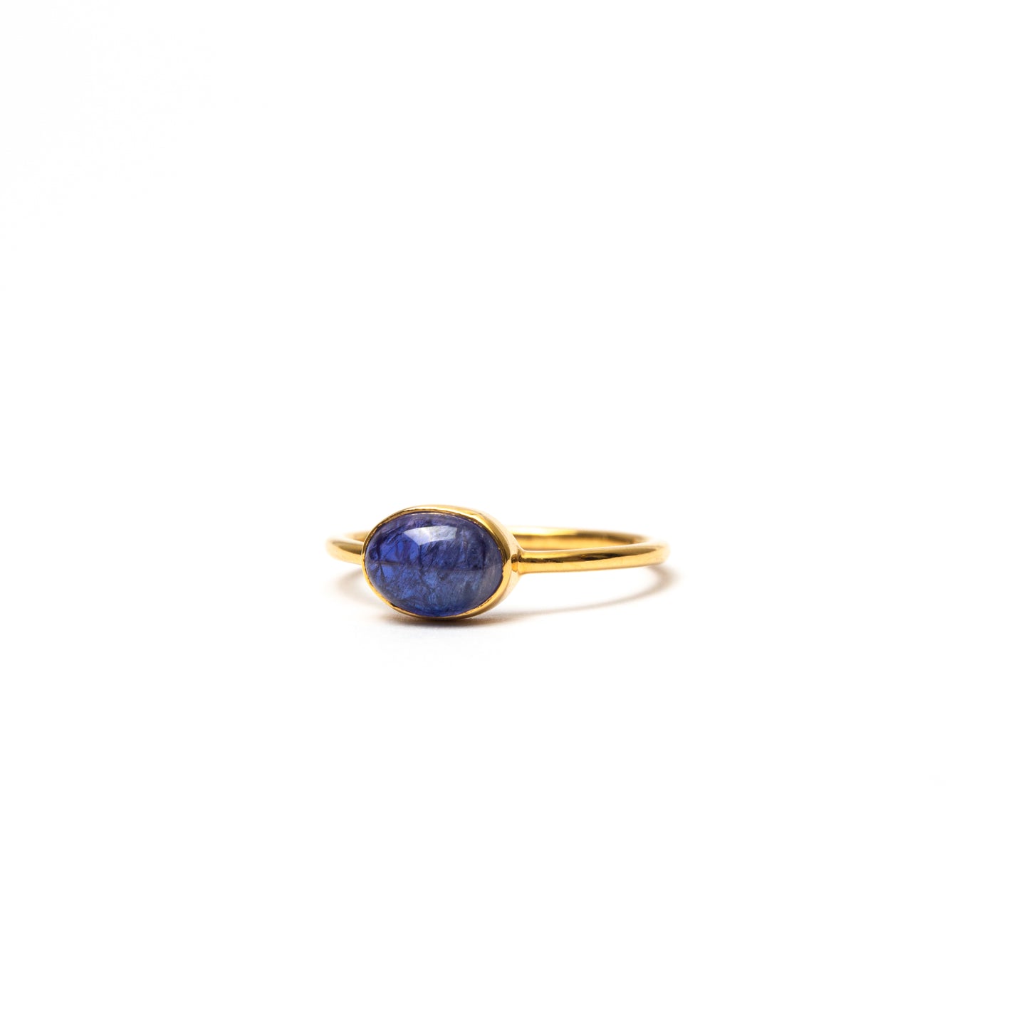 Tanzanite Cabochon Ring