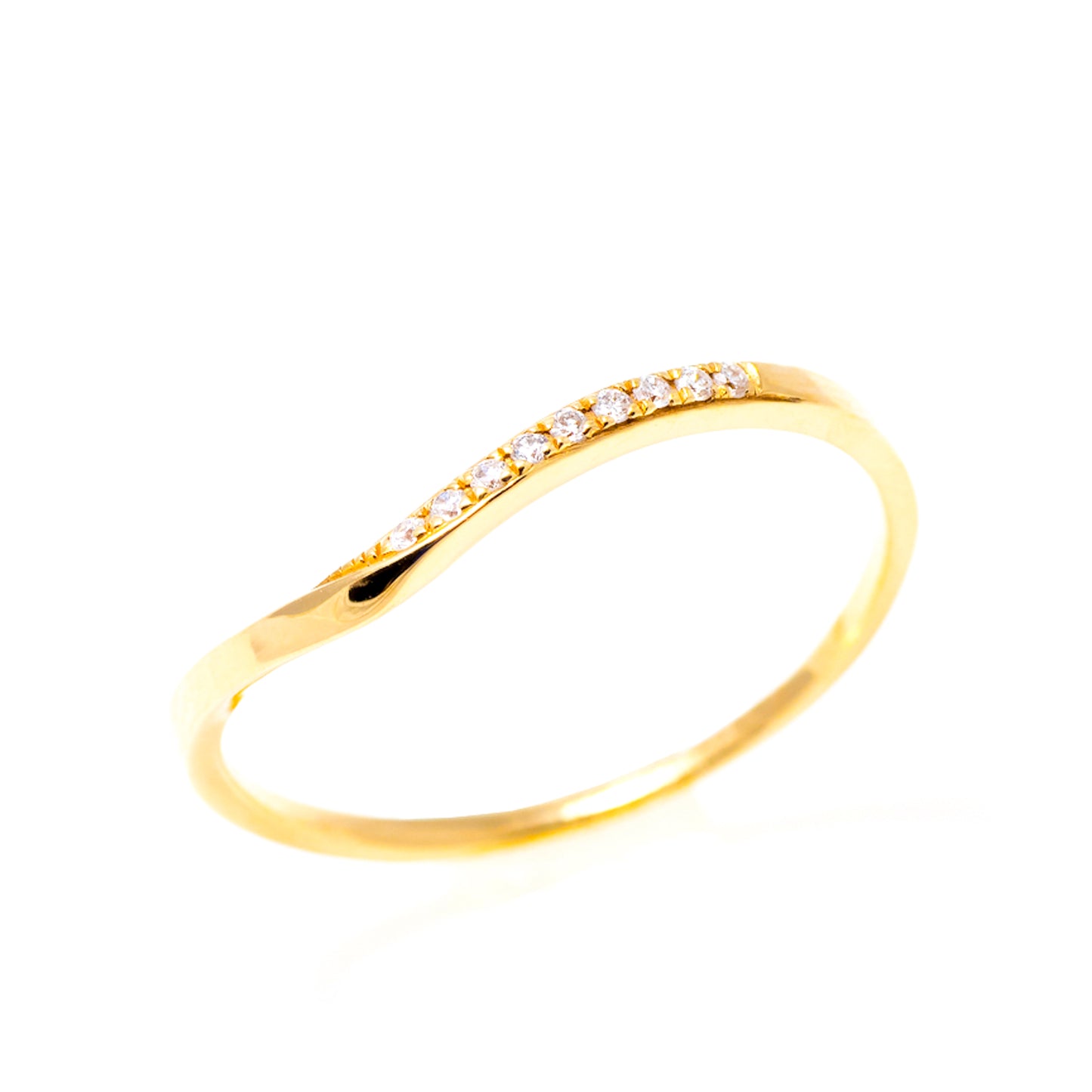 Lena Diamond Stackable Ring