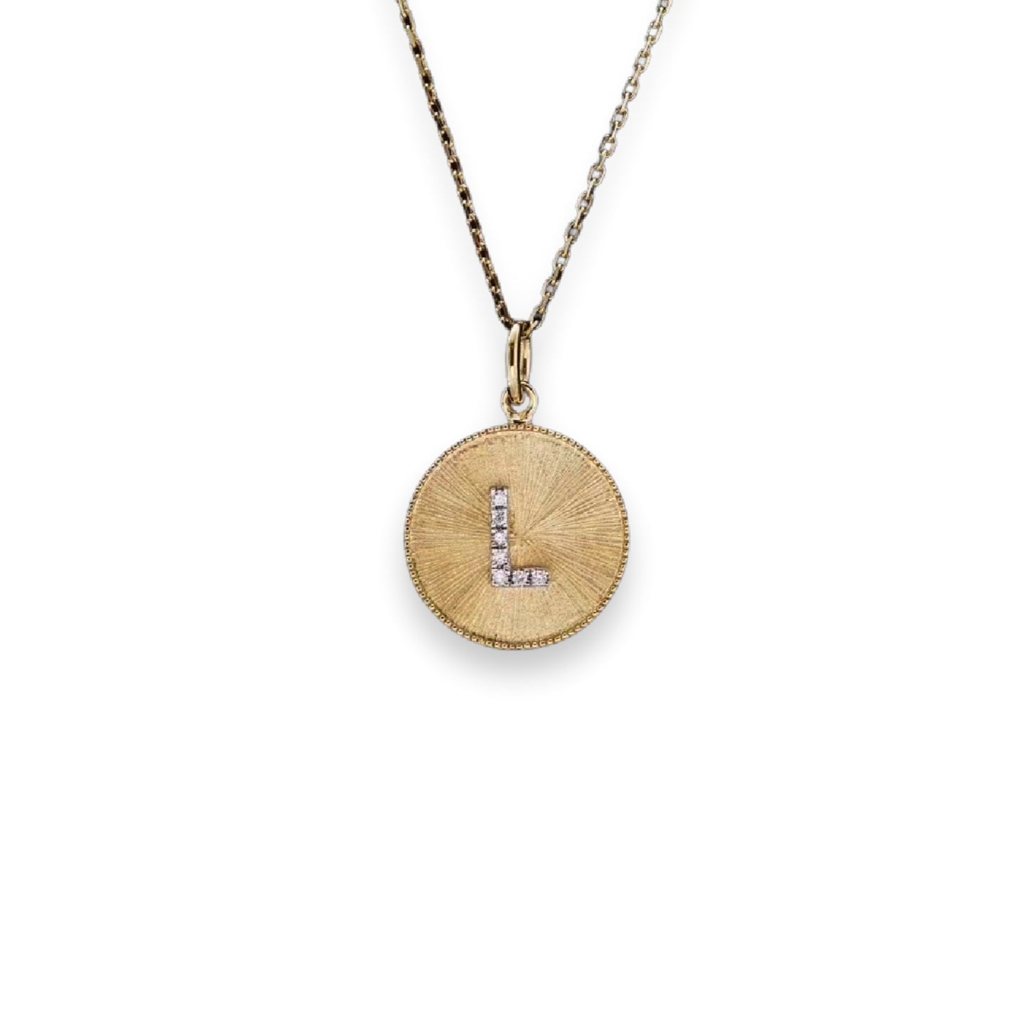Diamond Letter Necklace
