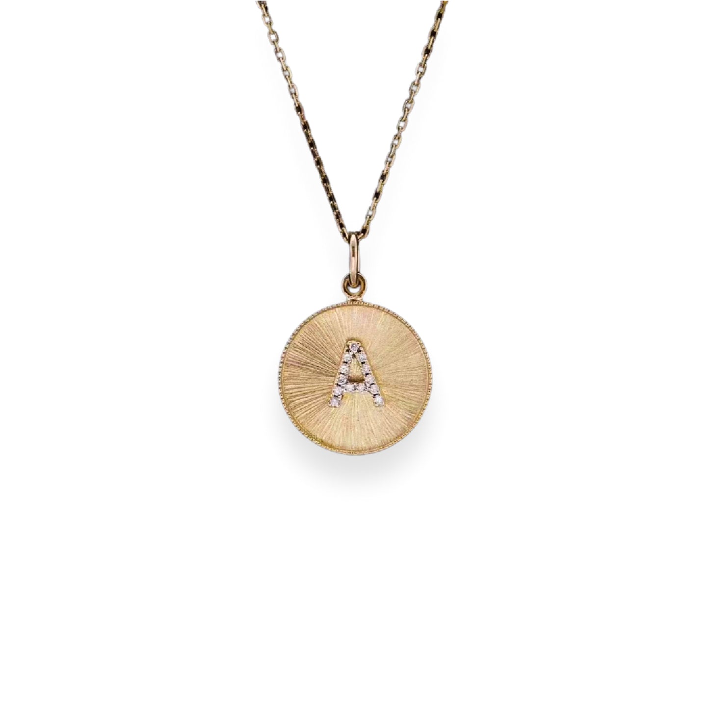 Diamond Letter Necklace