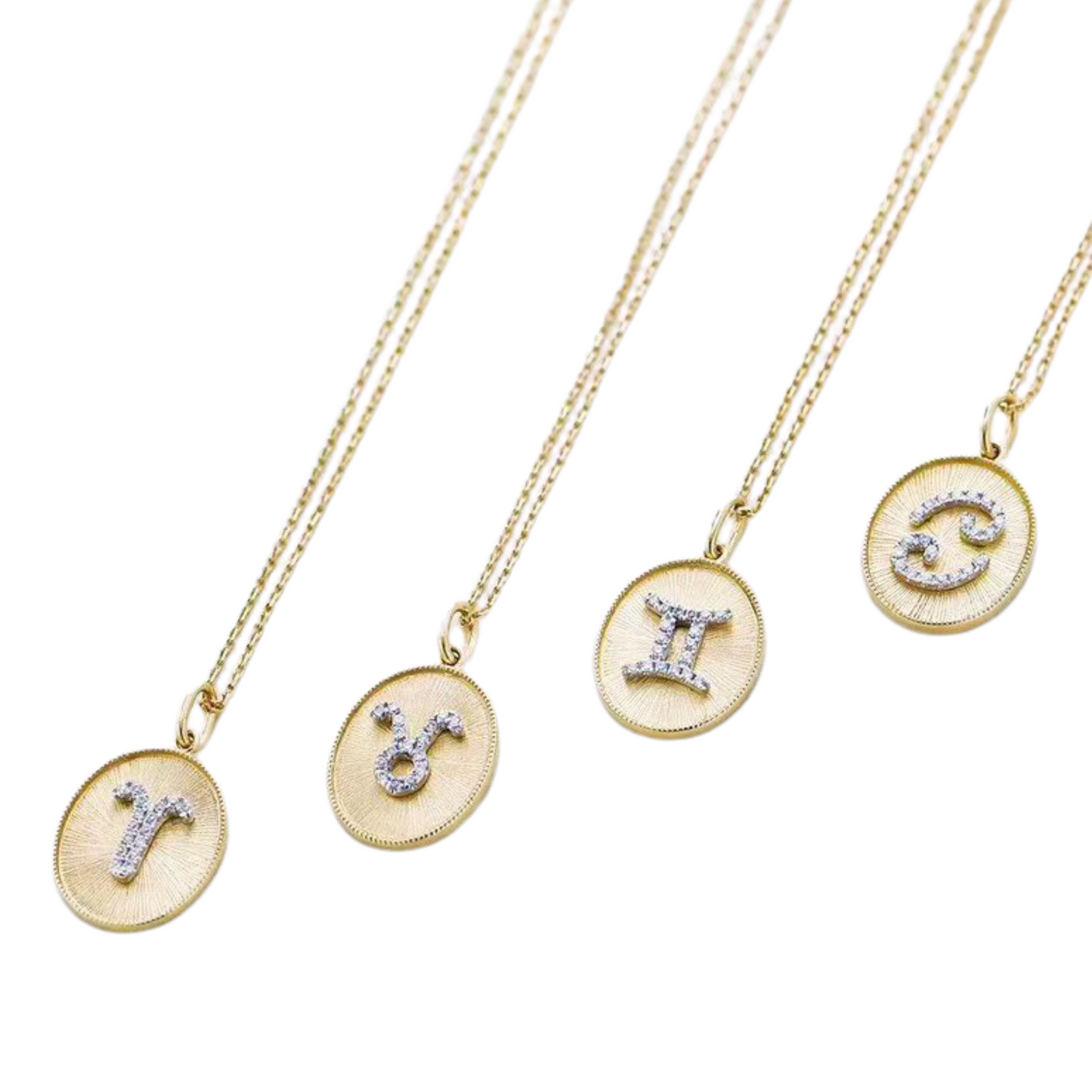 Diamond Zodiac Medallion