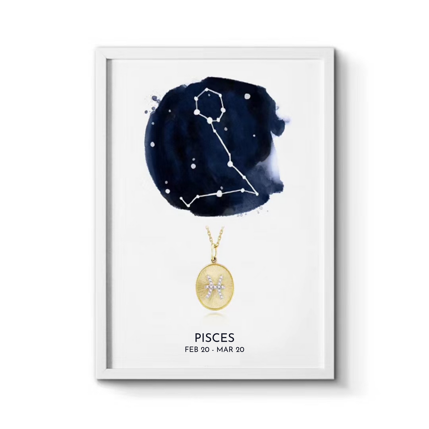 Diamond Zodiac Medallion