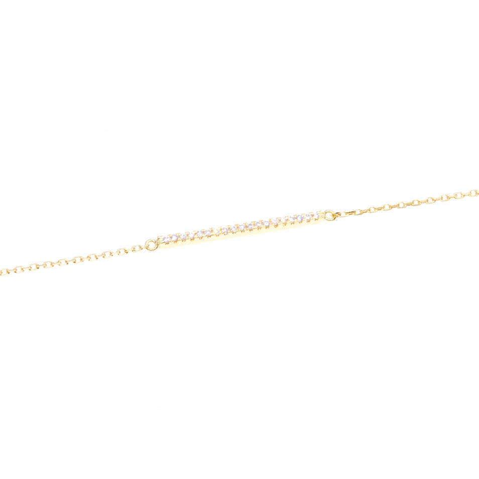Diamond Bar Bracelet