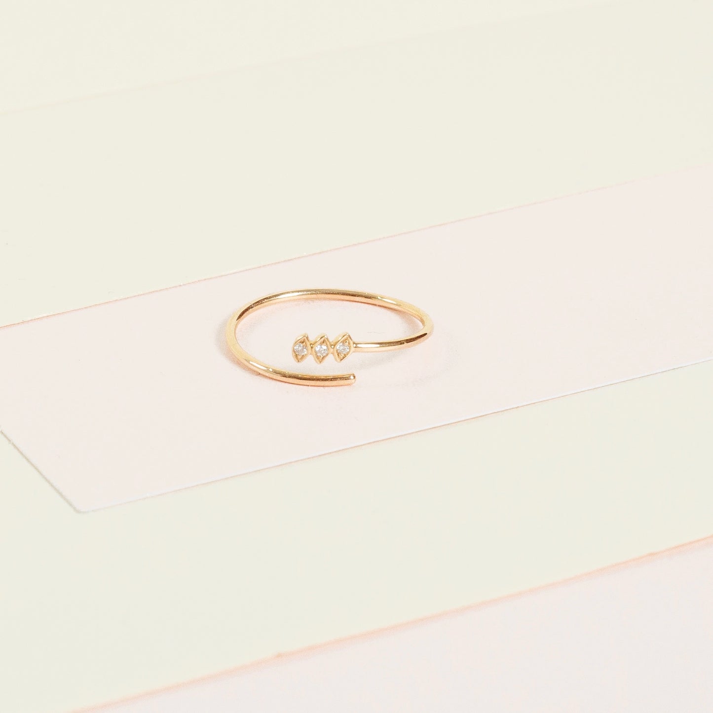 Mia Diamond Open Wrap Ring