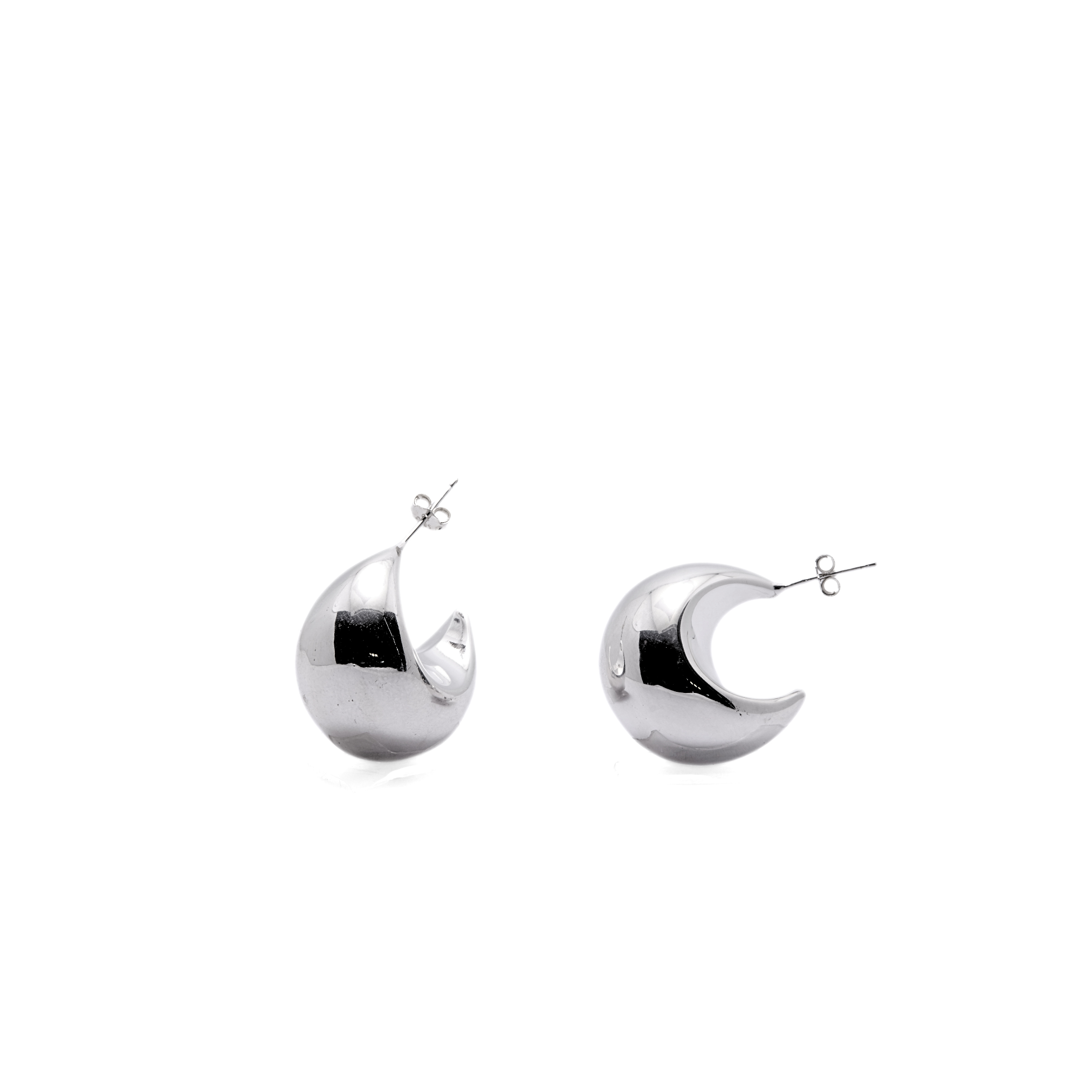 925 Dome Earrings