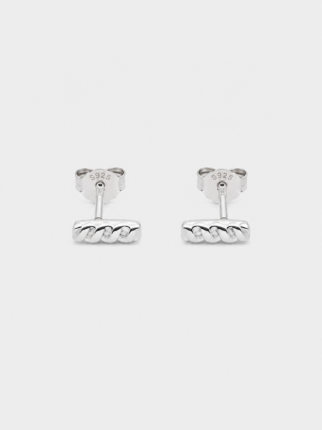 925 Baguette Studs