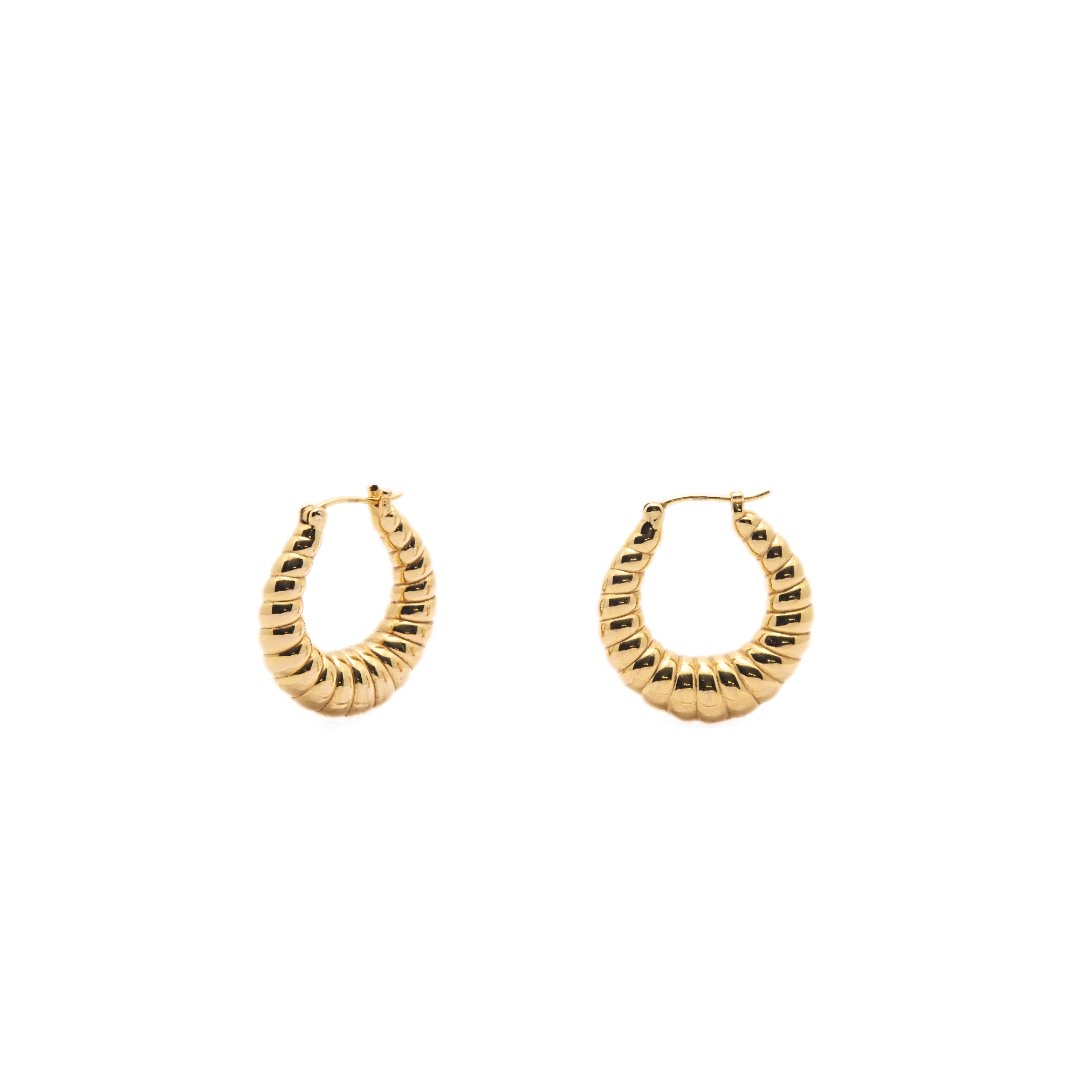 Chunky Croissant Hoops
