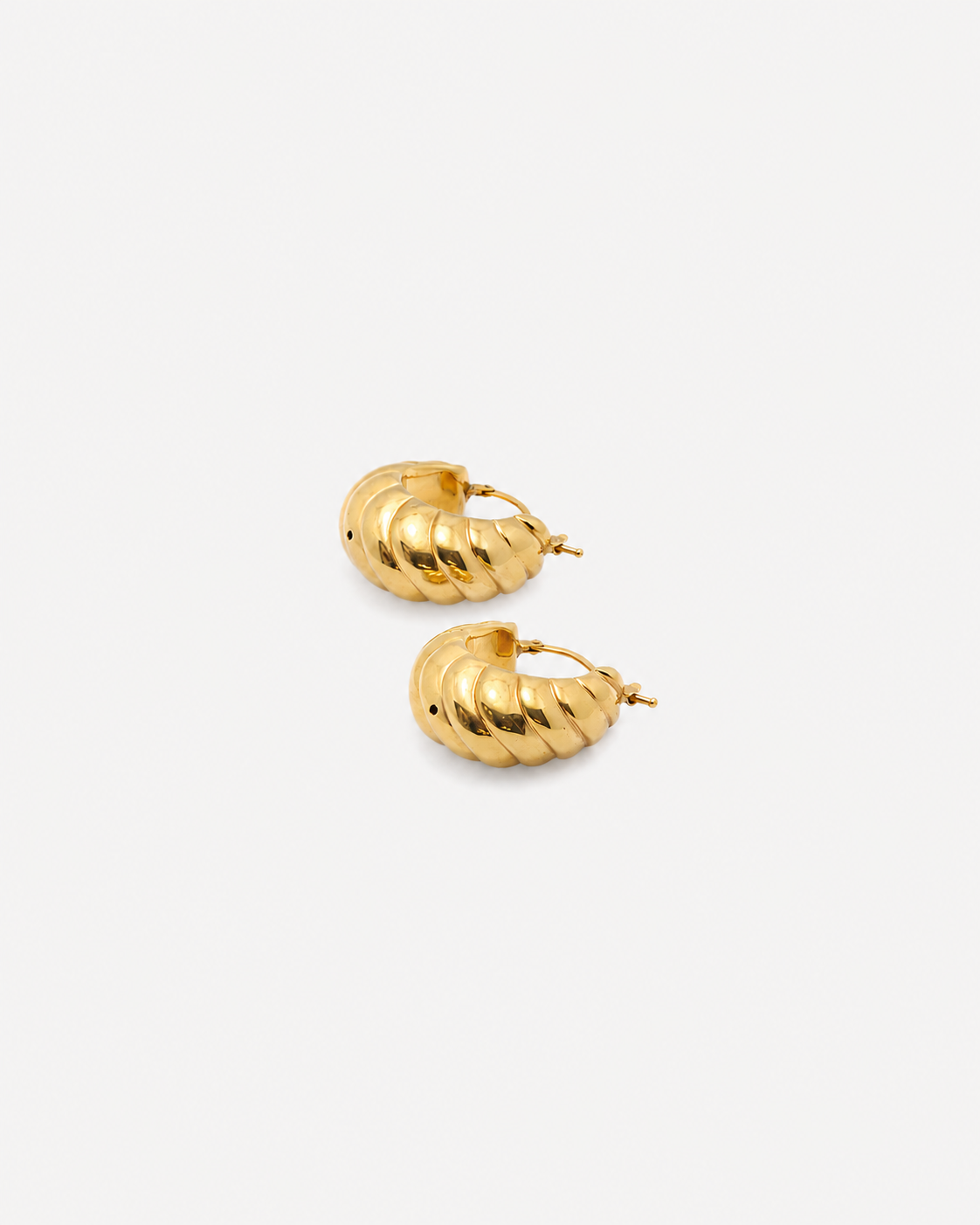 Spiral Chunky Hoops