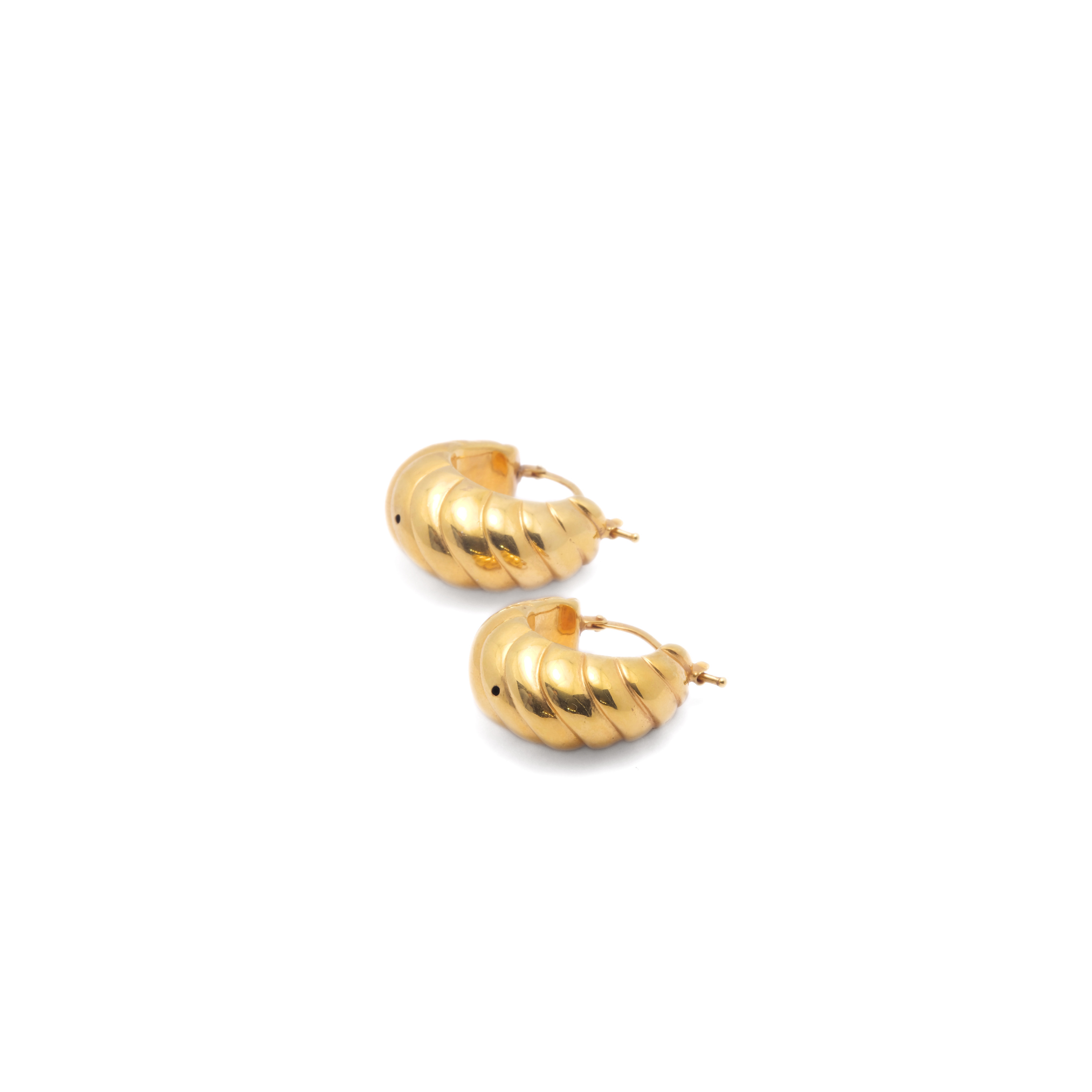 Spiral Chunky Hoops