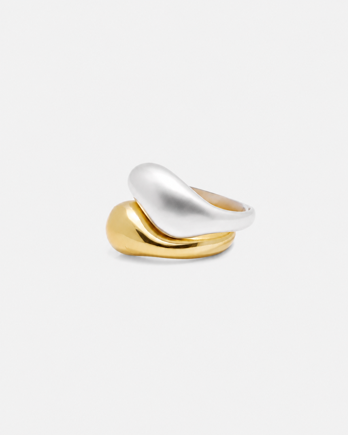 925 Simple Open Dome Ring 18K Gold Vermeil