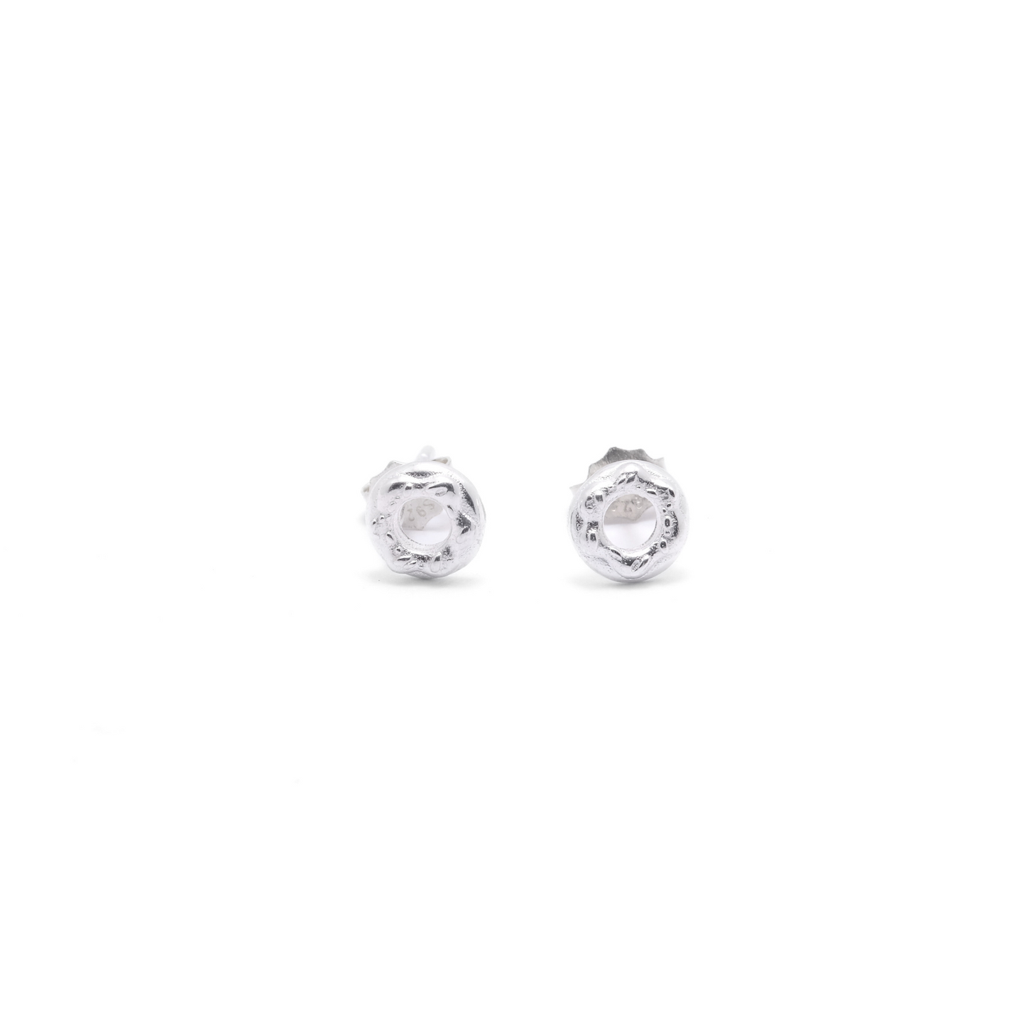 925 Donut Studs