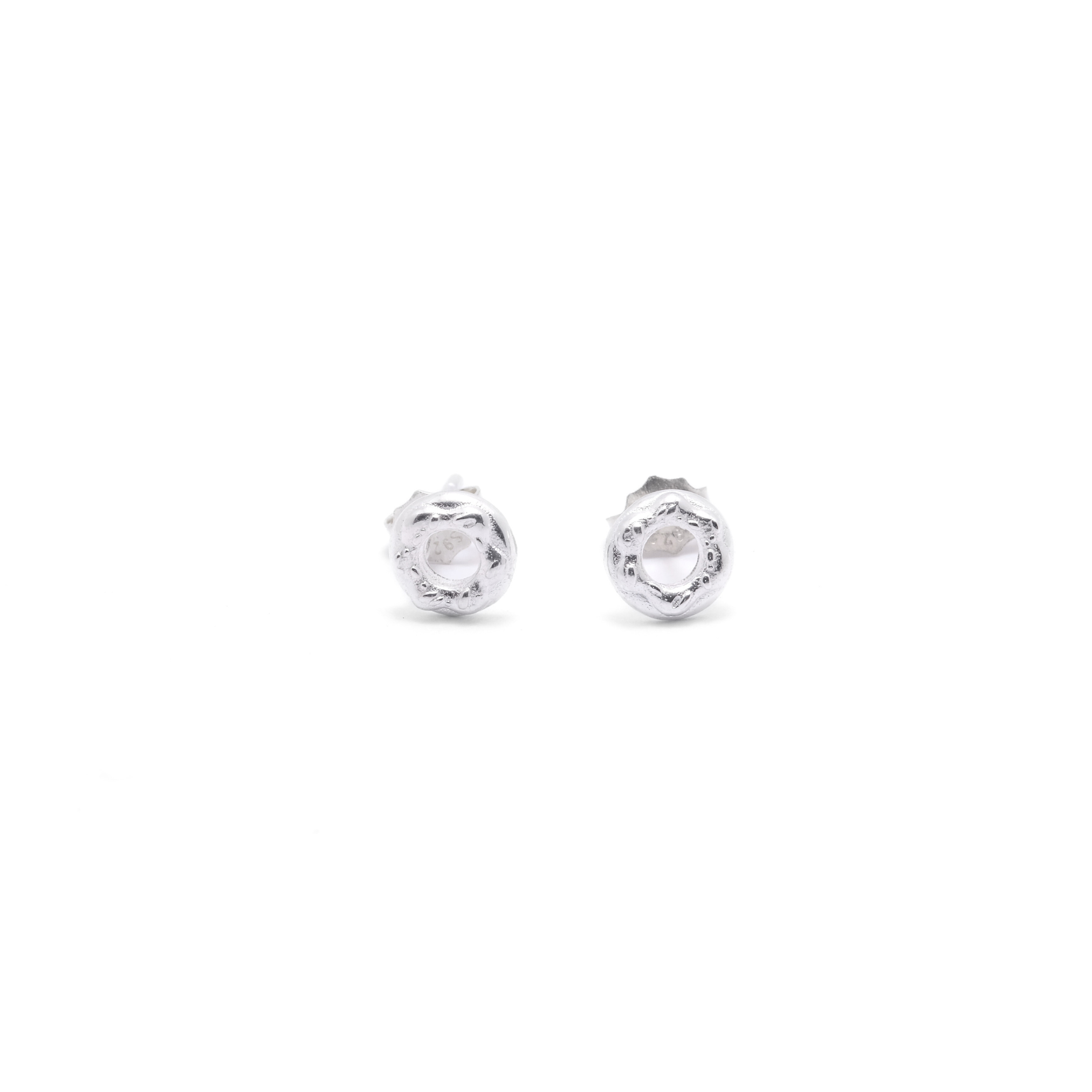 925 Donut Studs