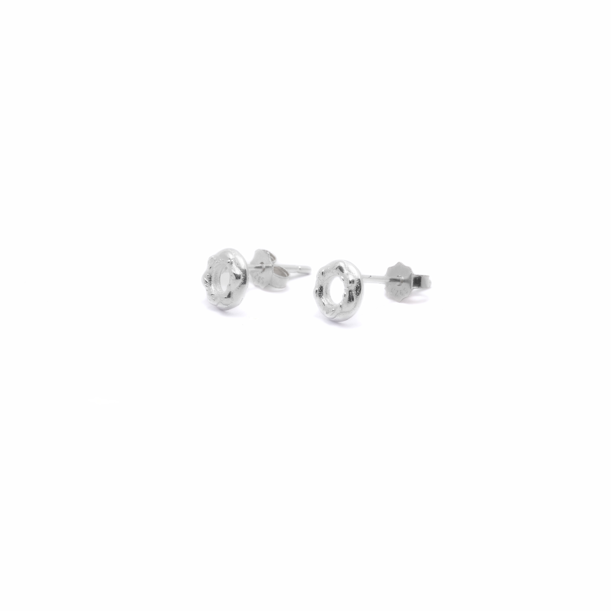 925 Donut Studs
