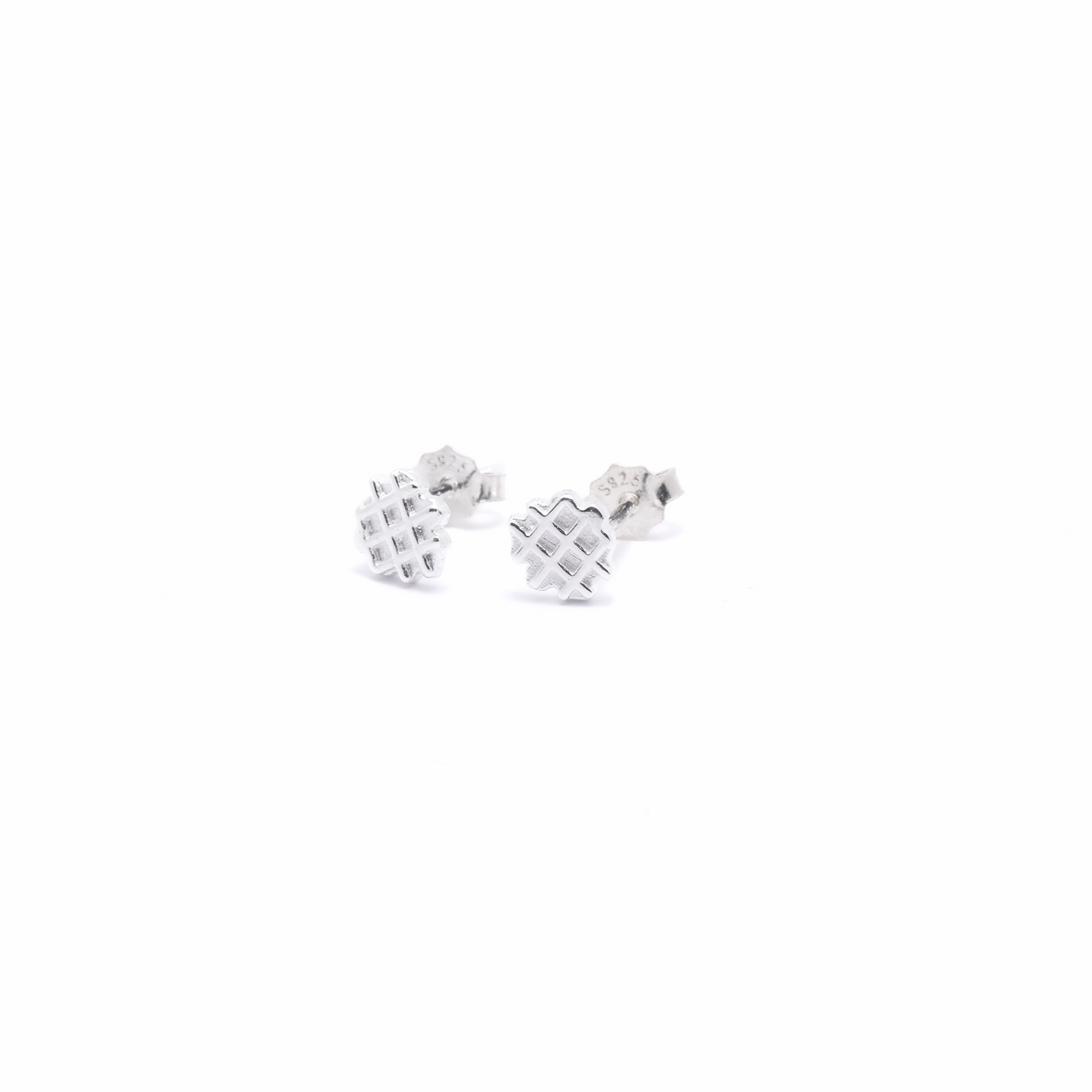 925 Waffle Studs