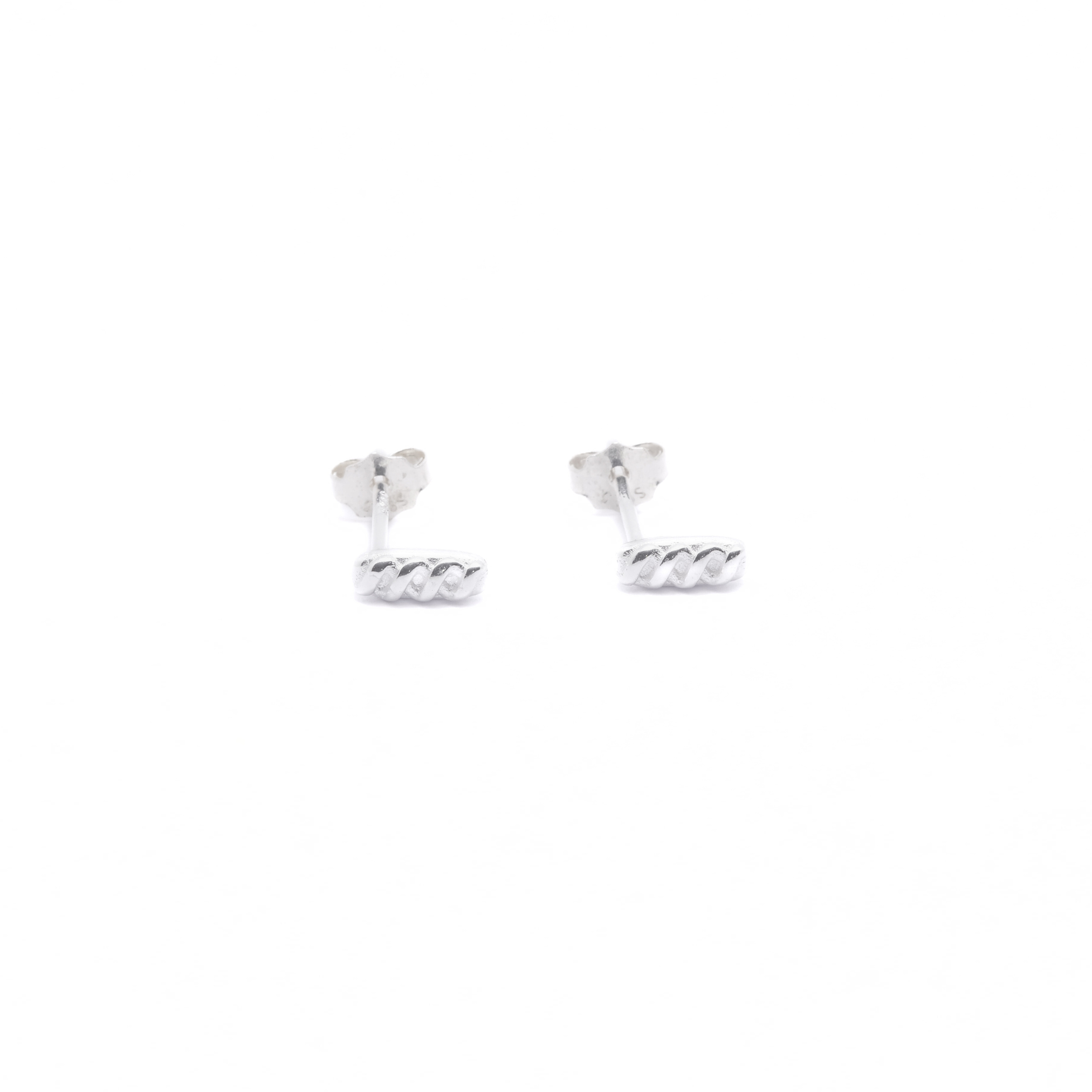 925 Baguette Studs