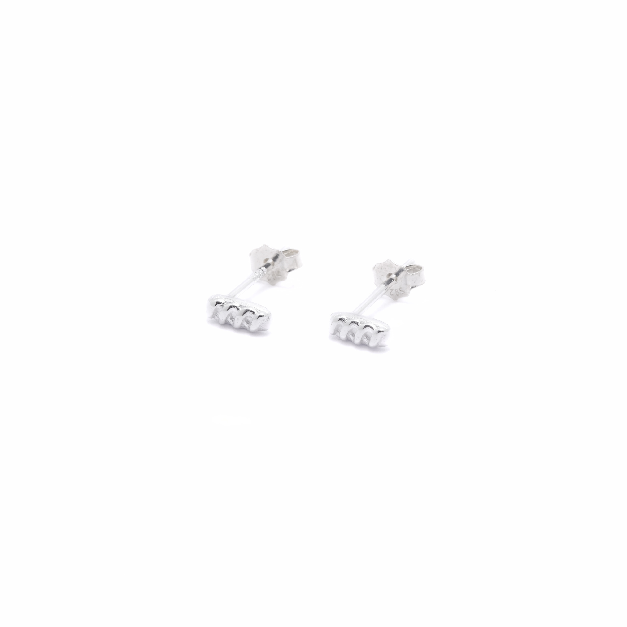 925 Baguette Studs