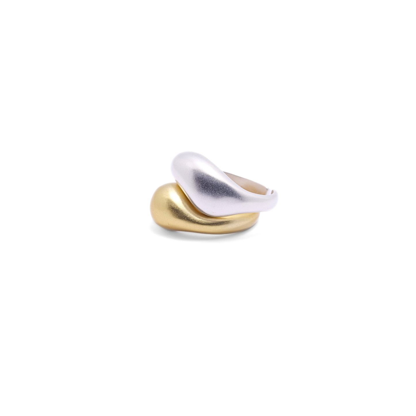 925 Simple Open Dome Ring