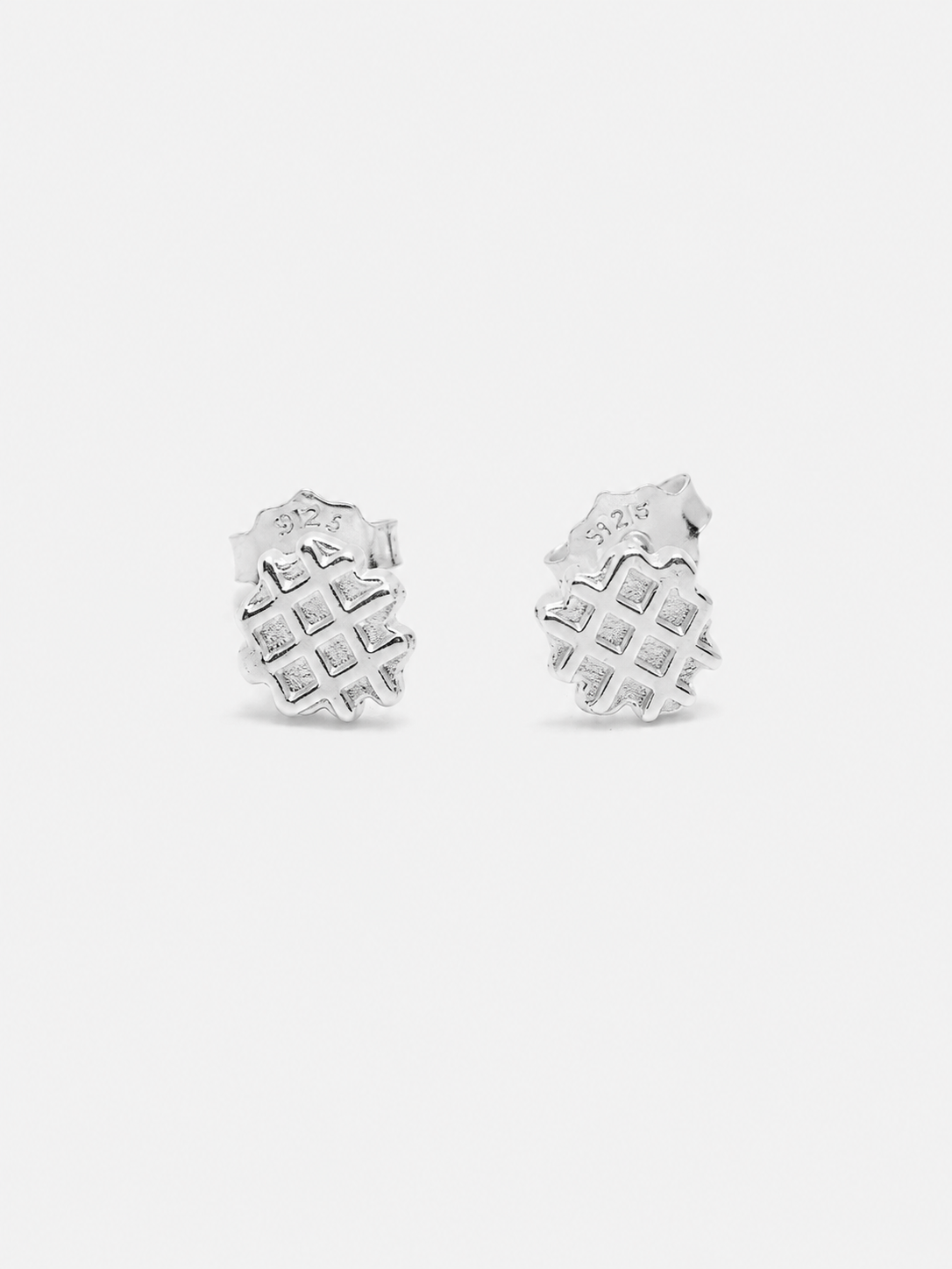 925 Waffle Studs