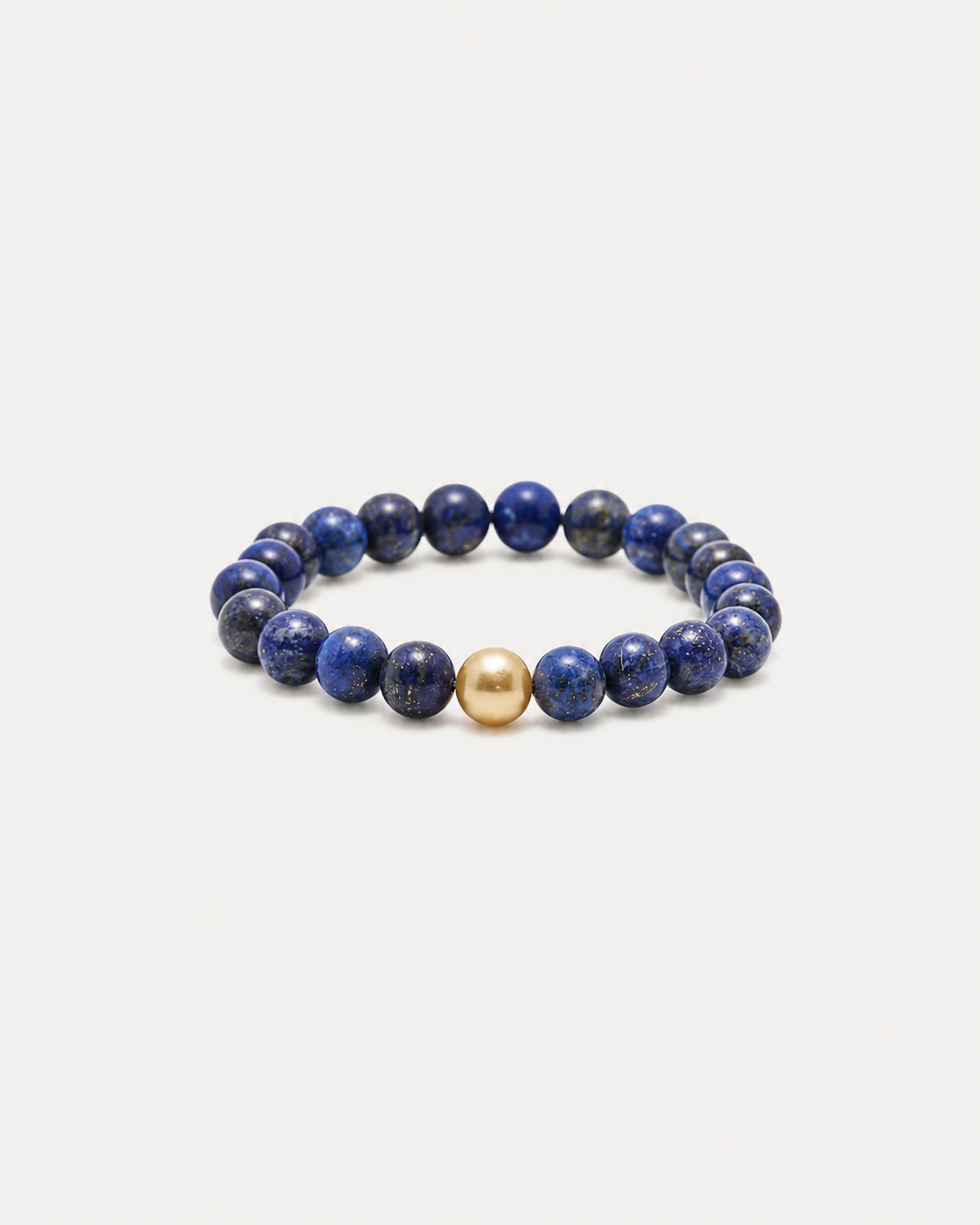 Beaded Pearl Lapis Lazuli Bracelet