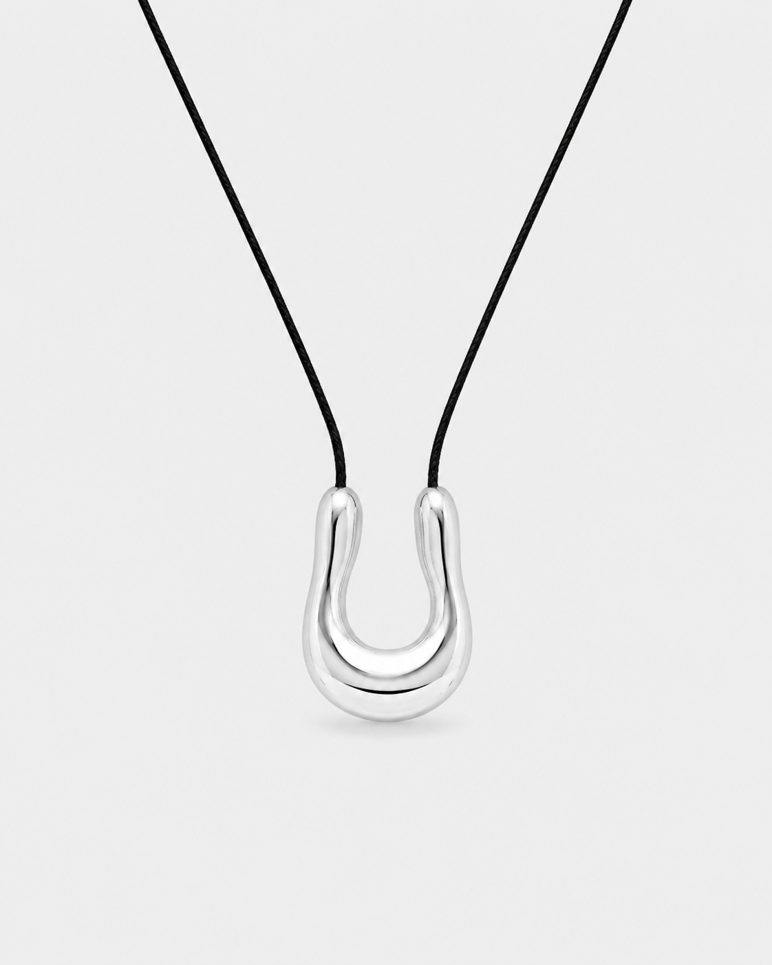 925 Horseshoe U Shape Necklace