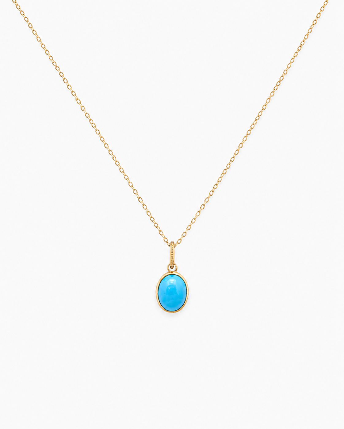 Oval Turquoise Pendant