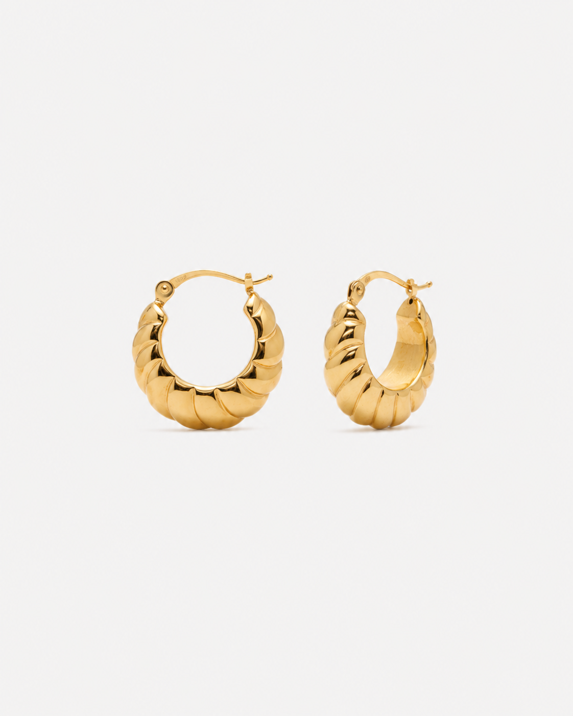 Spiral Chunky Hoops
