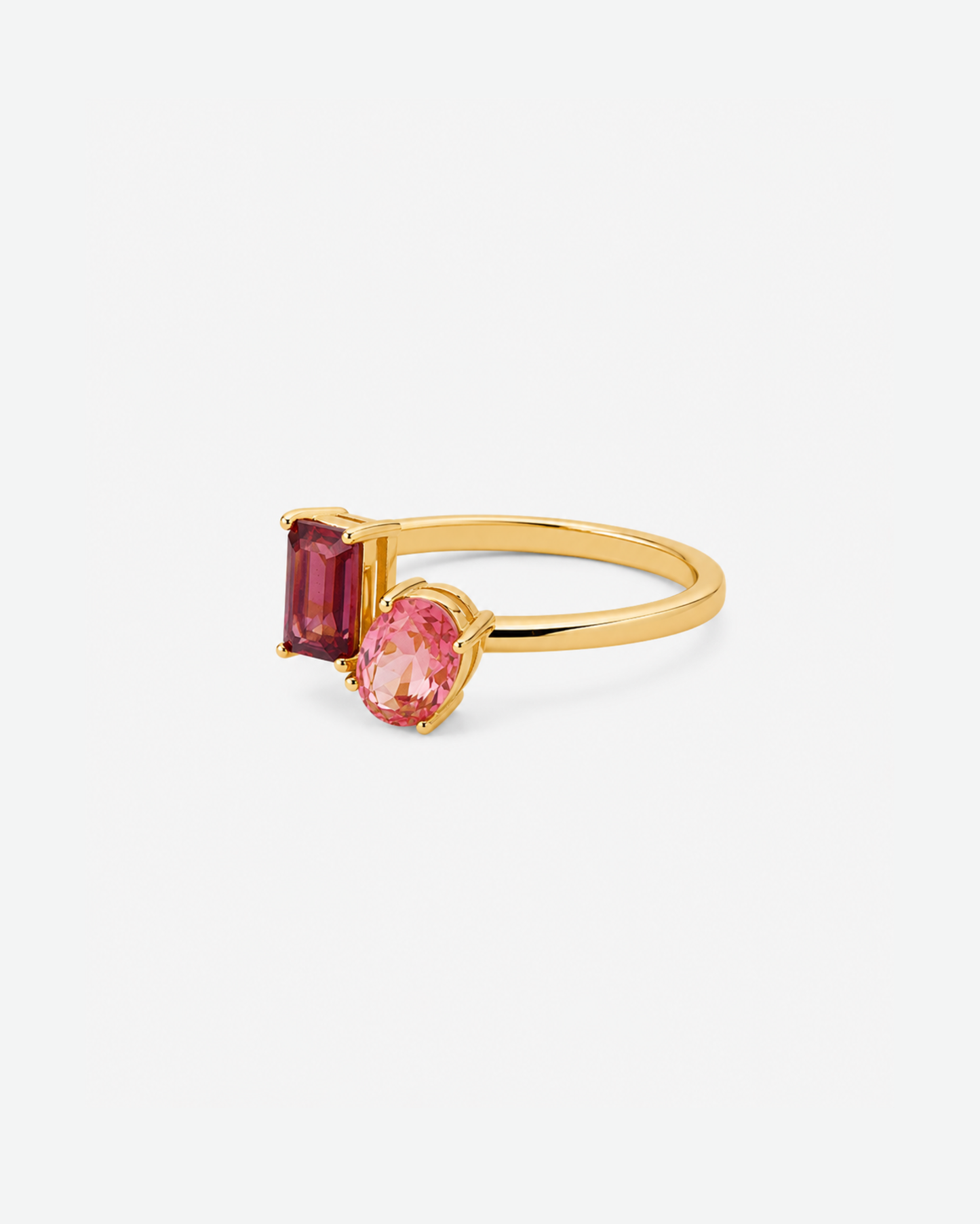 Toi Et Moi Personal Gemstone Ring - Yellow Gold