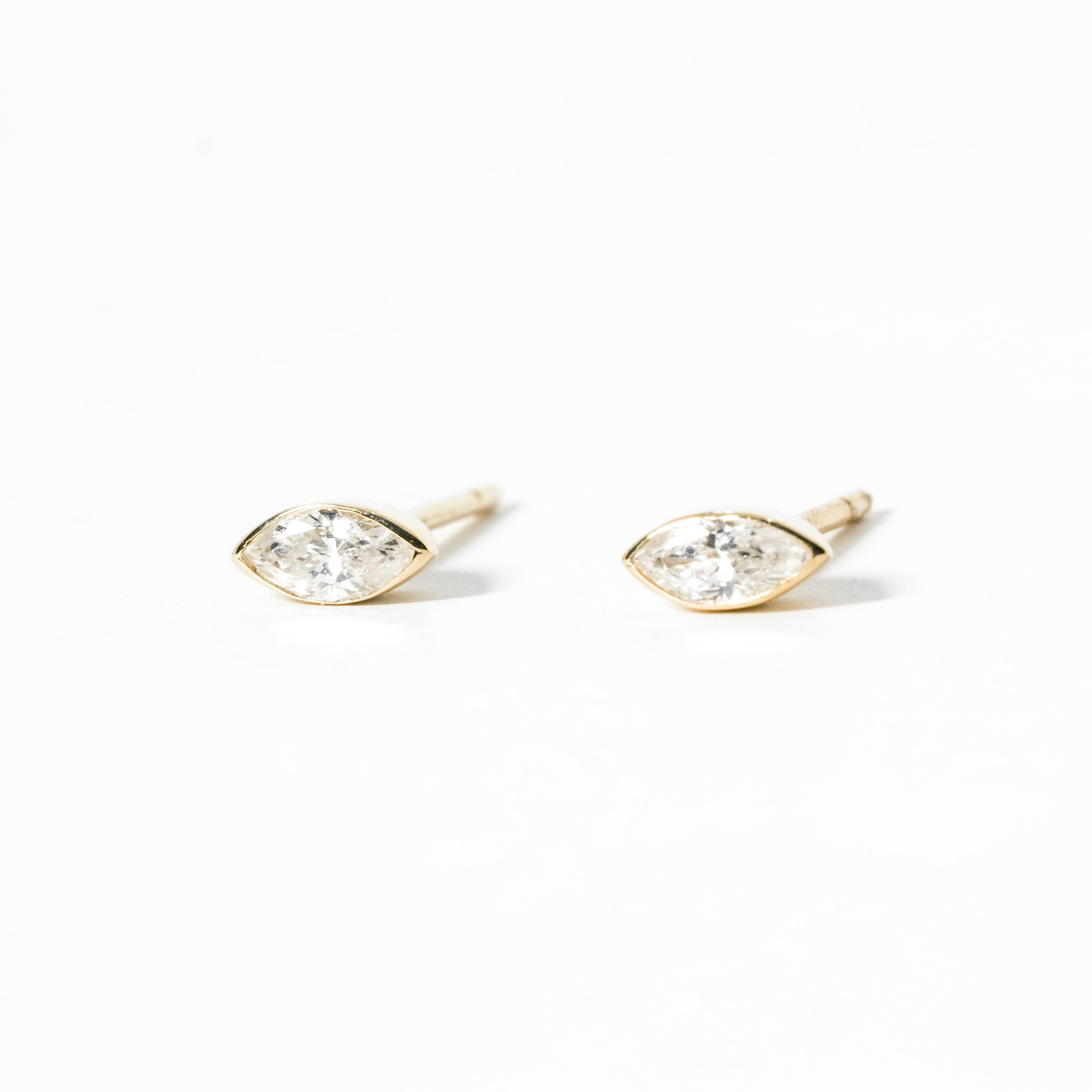 Marquise Diamond Studs