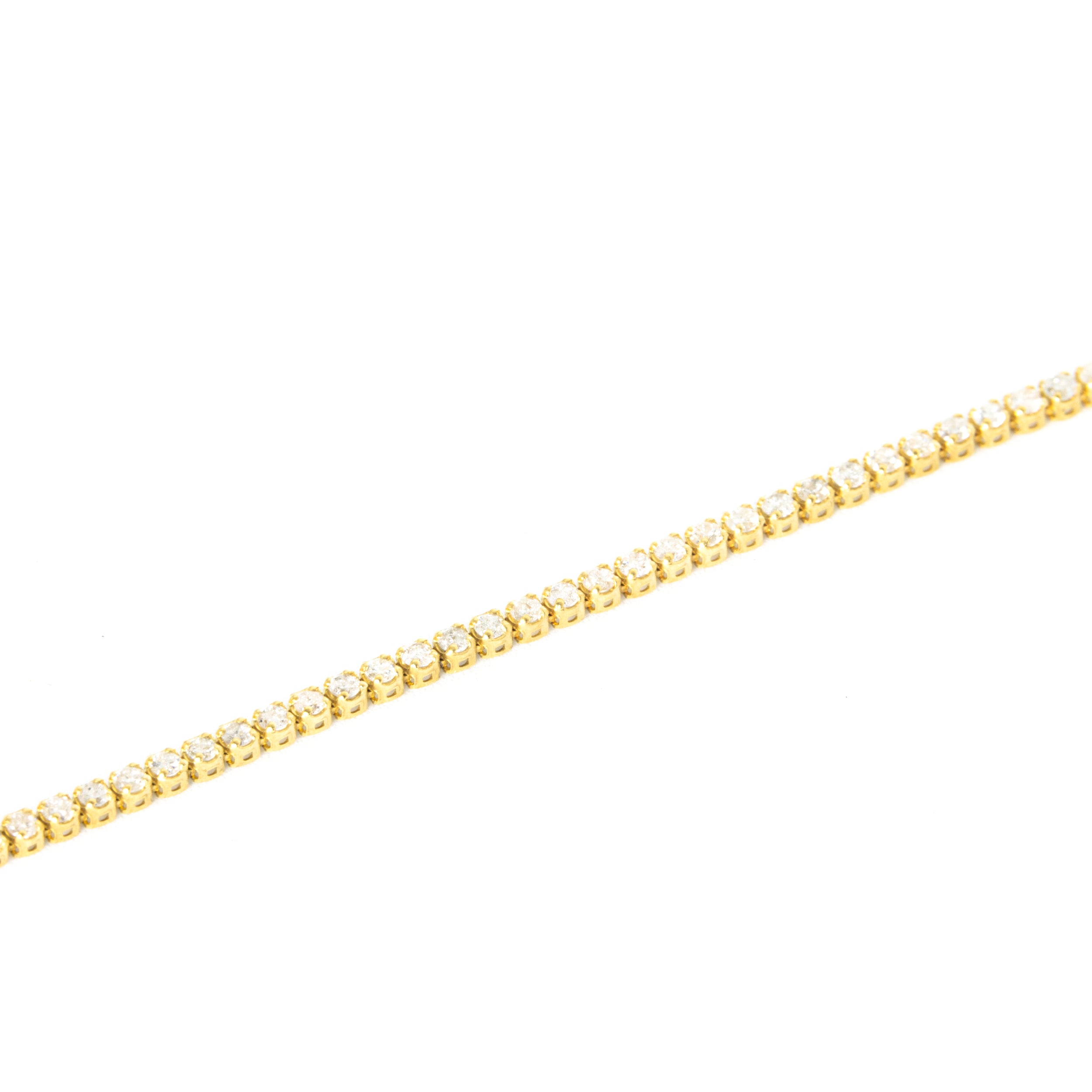 Four-Prong Diamond Tennis Bracelet
