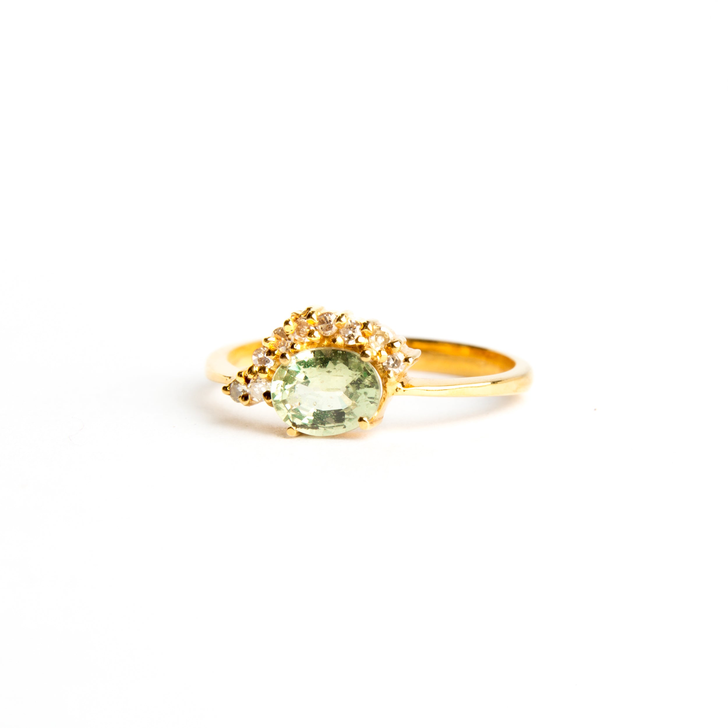 Elisa Green Sapphire Ring