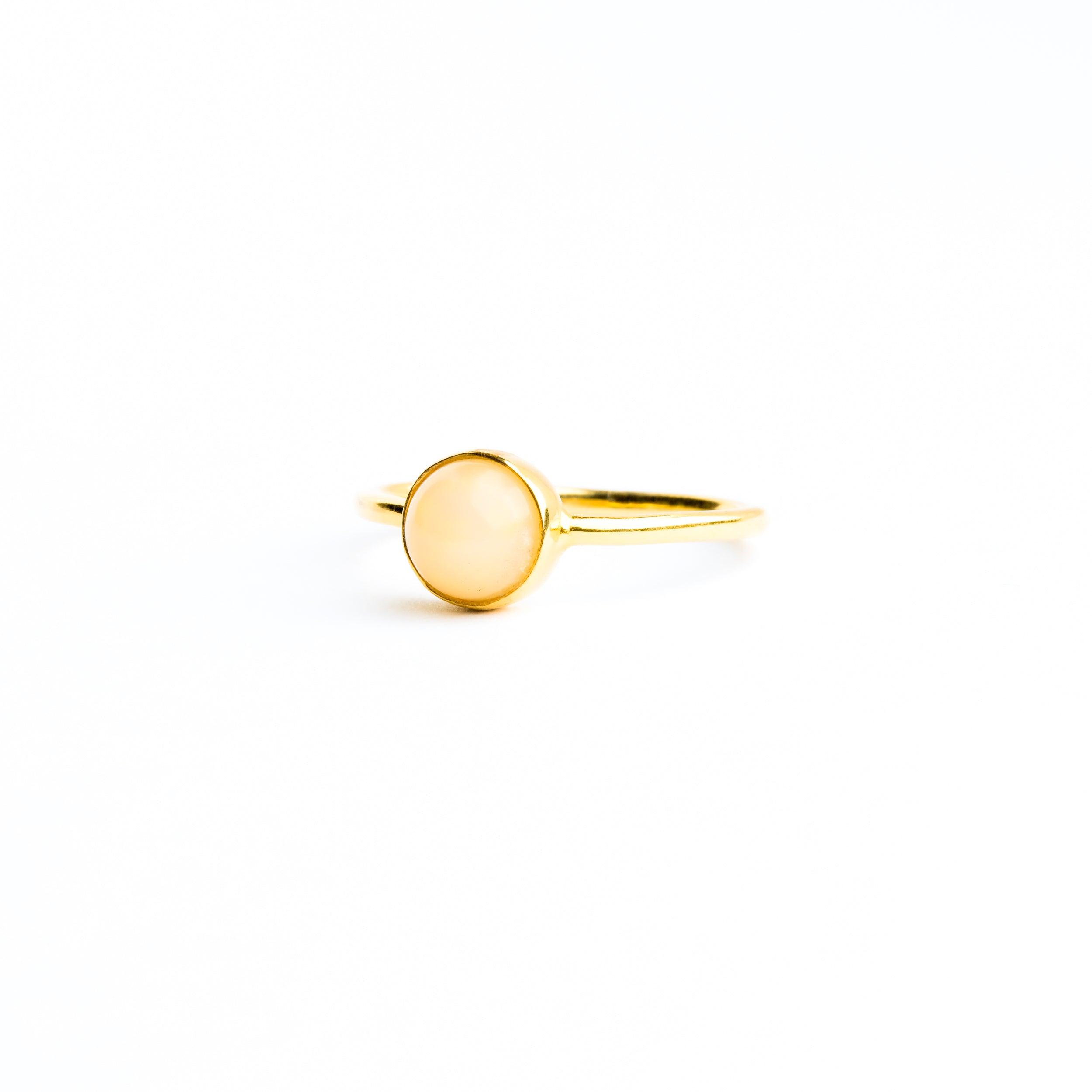 Sienna Cabochon Opal Ring