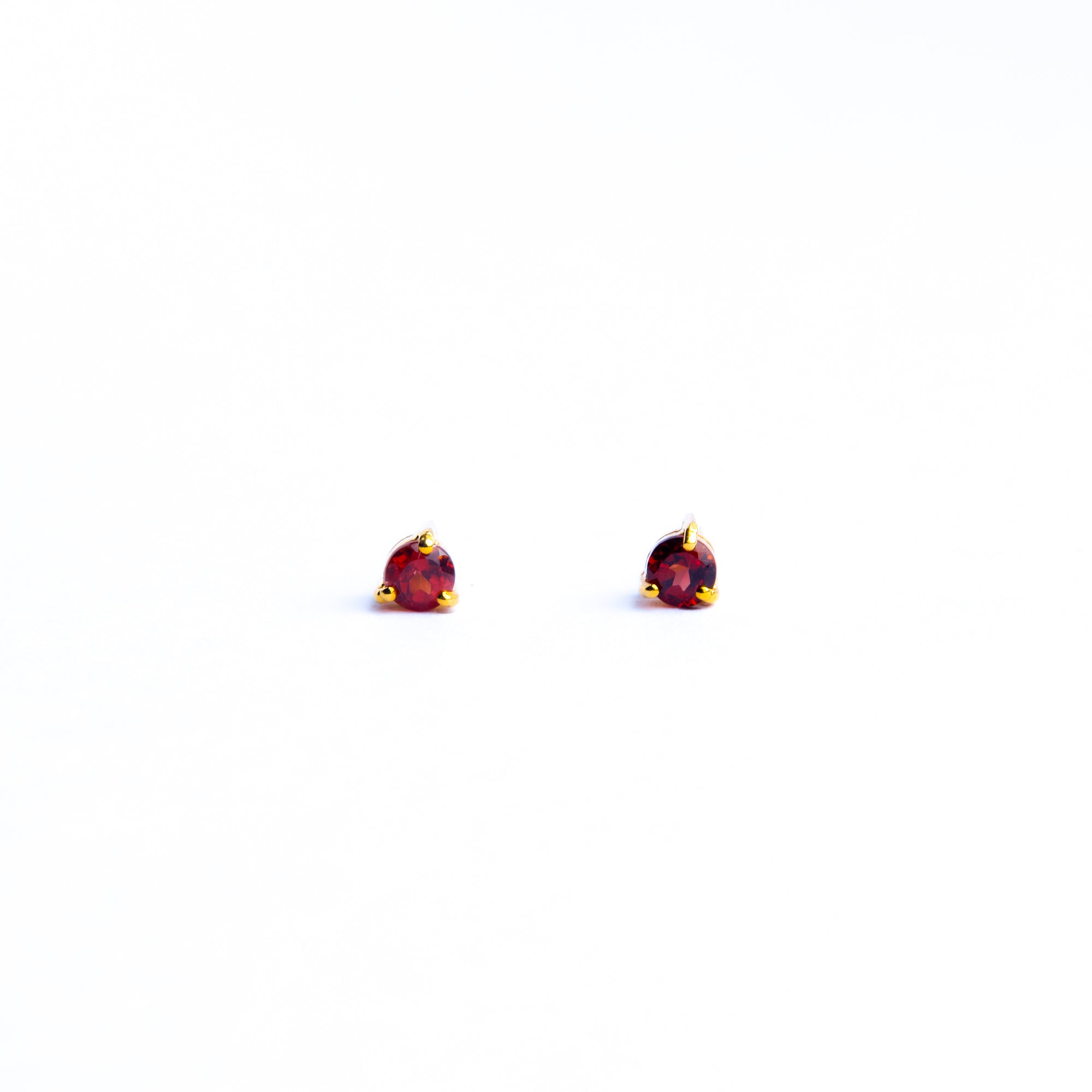 Cherry Garnet Studs